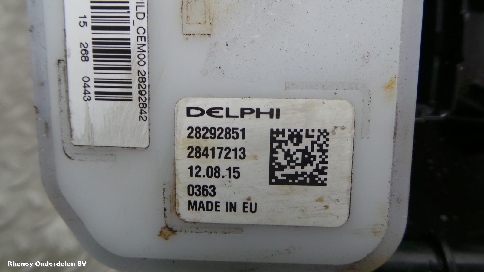 View Auto part Fuel Pump PEUGEOT 508 2015