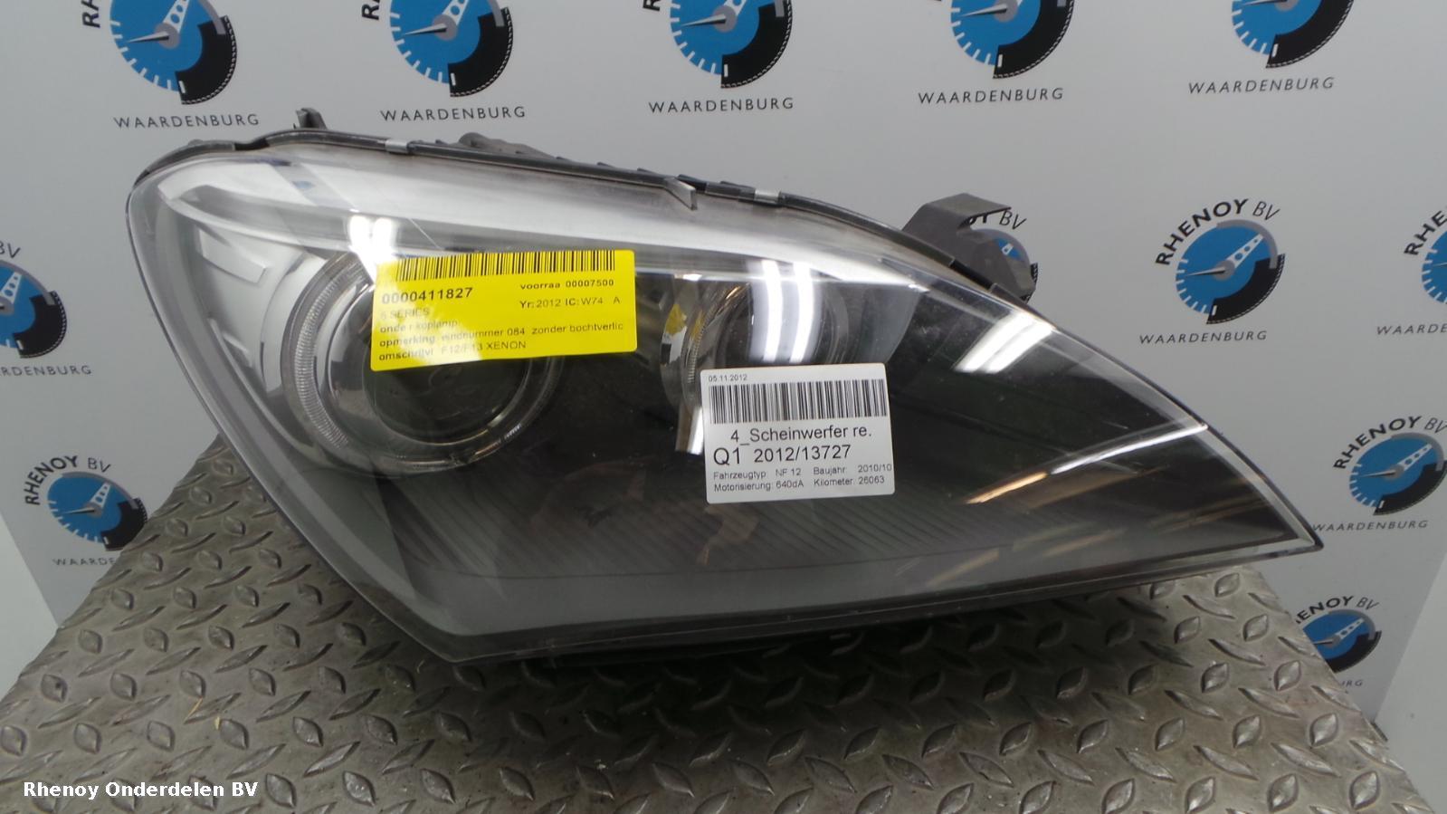 View Auto part KOPLAMP R BMW 6 SERIES 2012