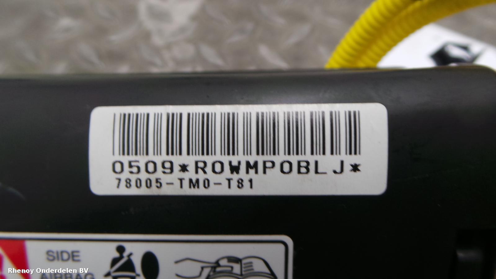 Bekijk Auto-onderdeel AIRBAG LINKS HONDA INSIGHT 2009