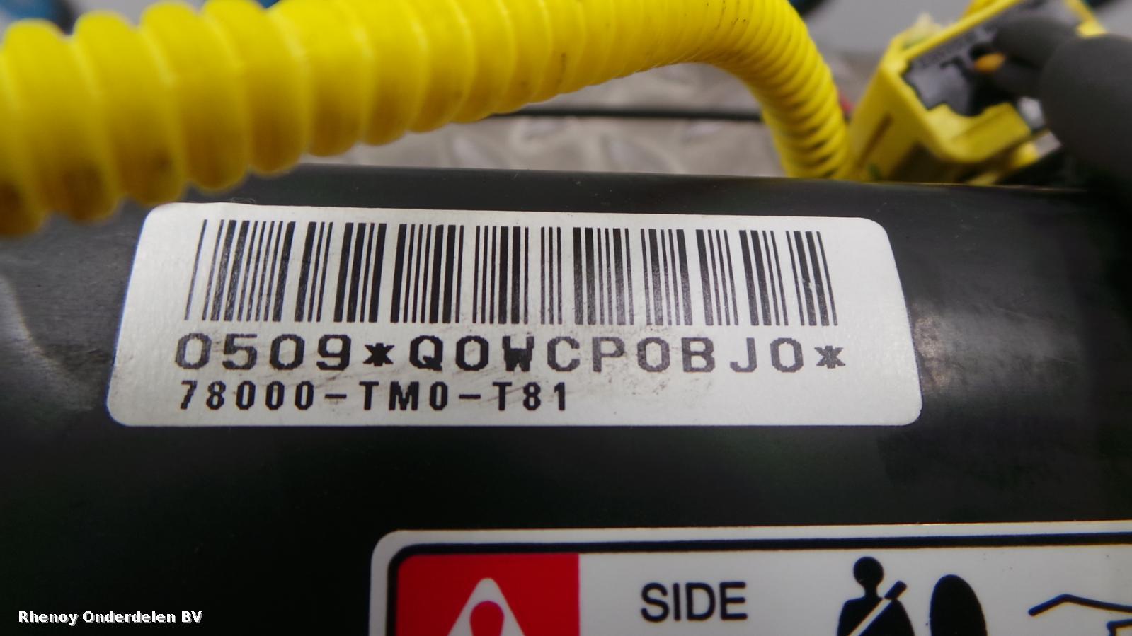 View Auto part AIRBAG RECHTS HONDA INSIGHT 2009