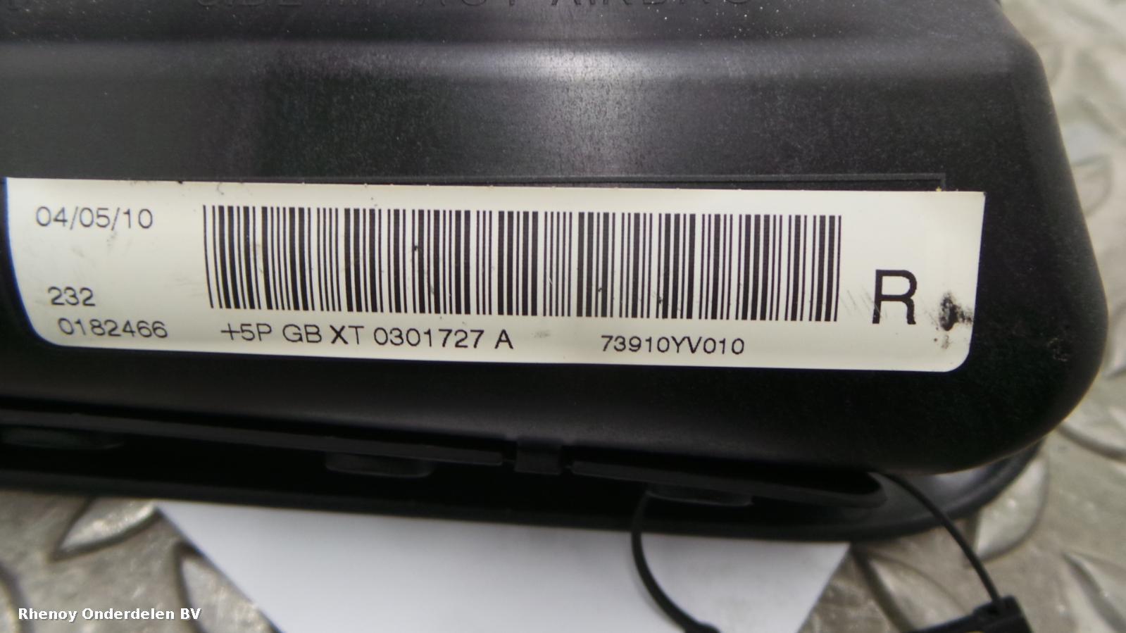 View Auto part AIRBAG RECHTS CITROEN C1 2010
