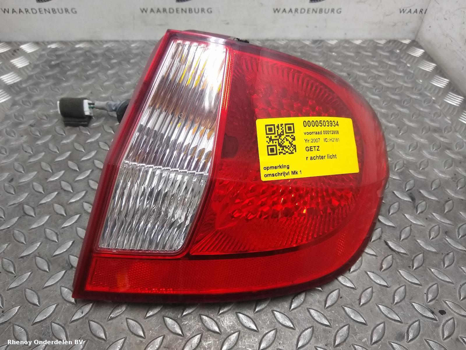 Bekijk Auto-onderdeel ACHTERLICHT R HYUNDAI GETZ 2007