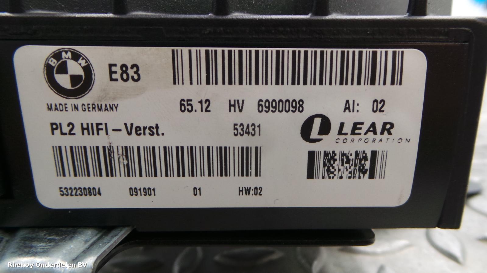 Bekijk Auto-onderdeel VERSTERKER UNIT AUDIO BMW X3 2005