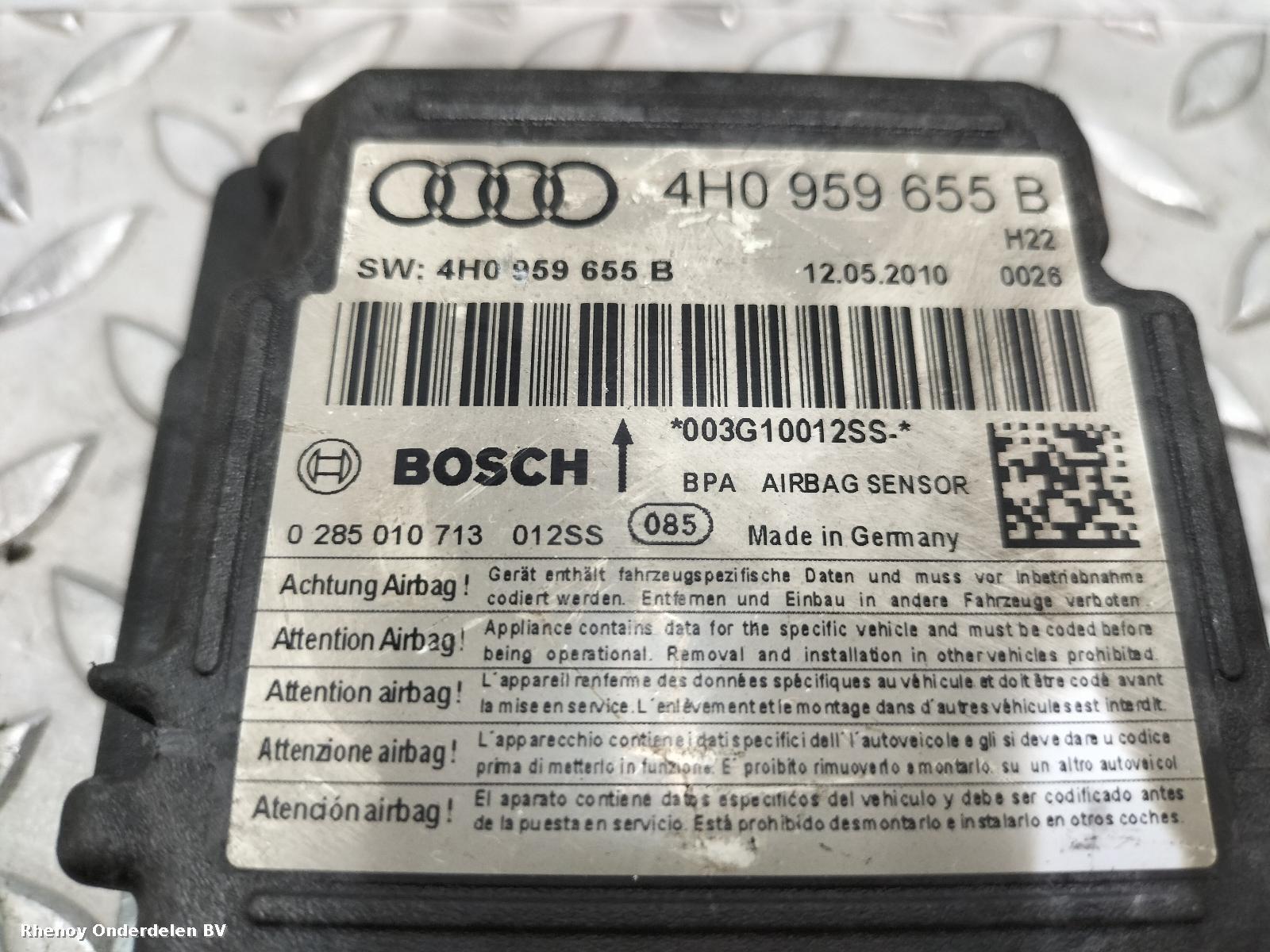 View Auto part AIRBAG SET AUDI A8 2010