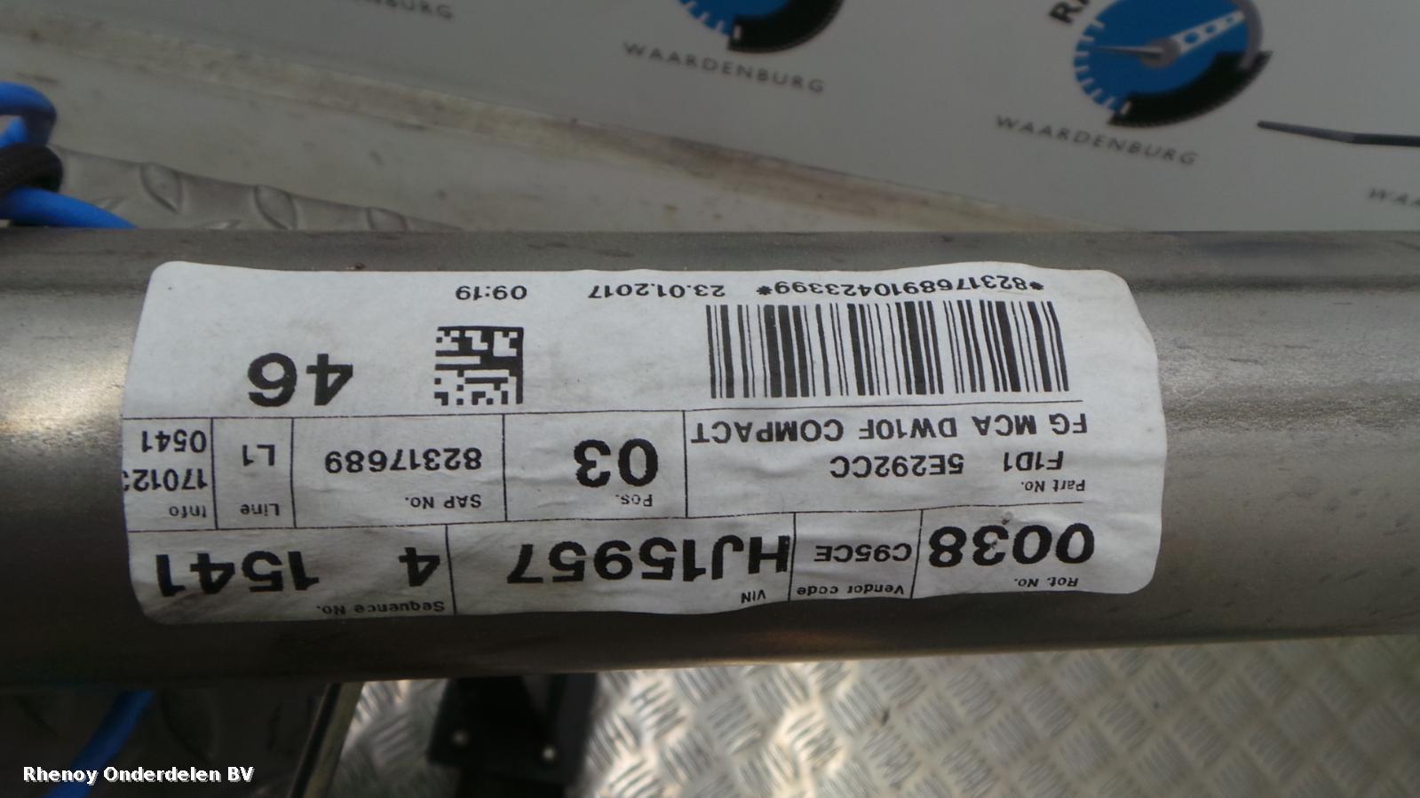 Bekijk Auto-onderdeel ROETFILTER DIESEL DPF FORD FOCUS C MAX 2017