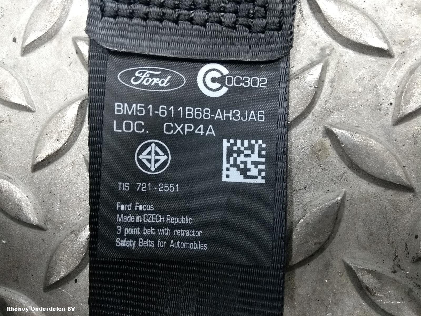 View Auto part VEILIGHEIDSGORDEL FORD FOCUS 2017