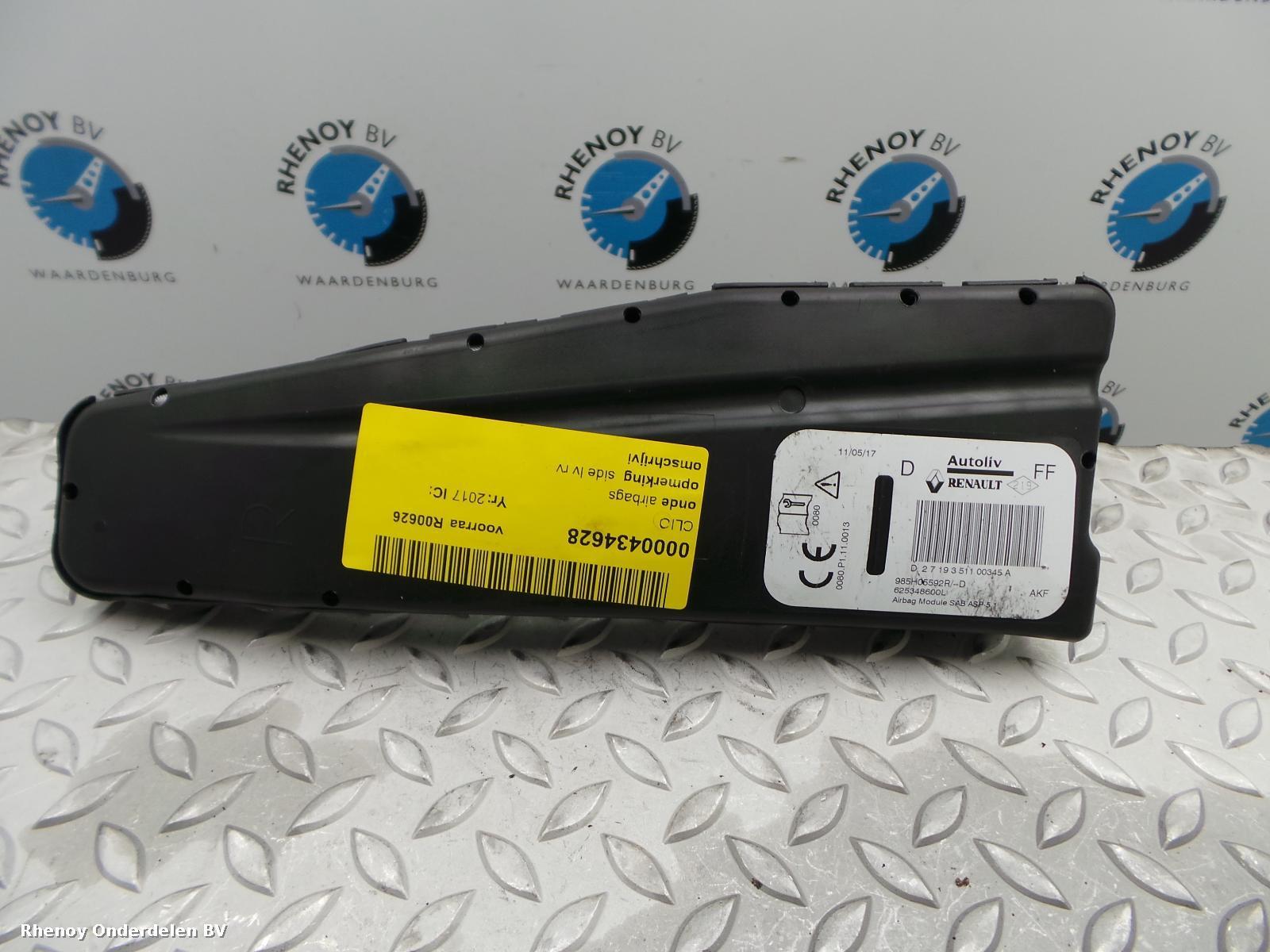 Bekijk Auto-onderdeel AIRBAG RECHTS RENAULT CLIO 2017