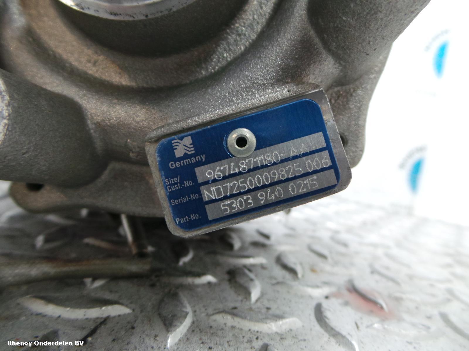 View Auto part TURBO CITROEN C4 2012