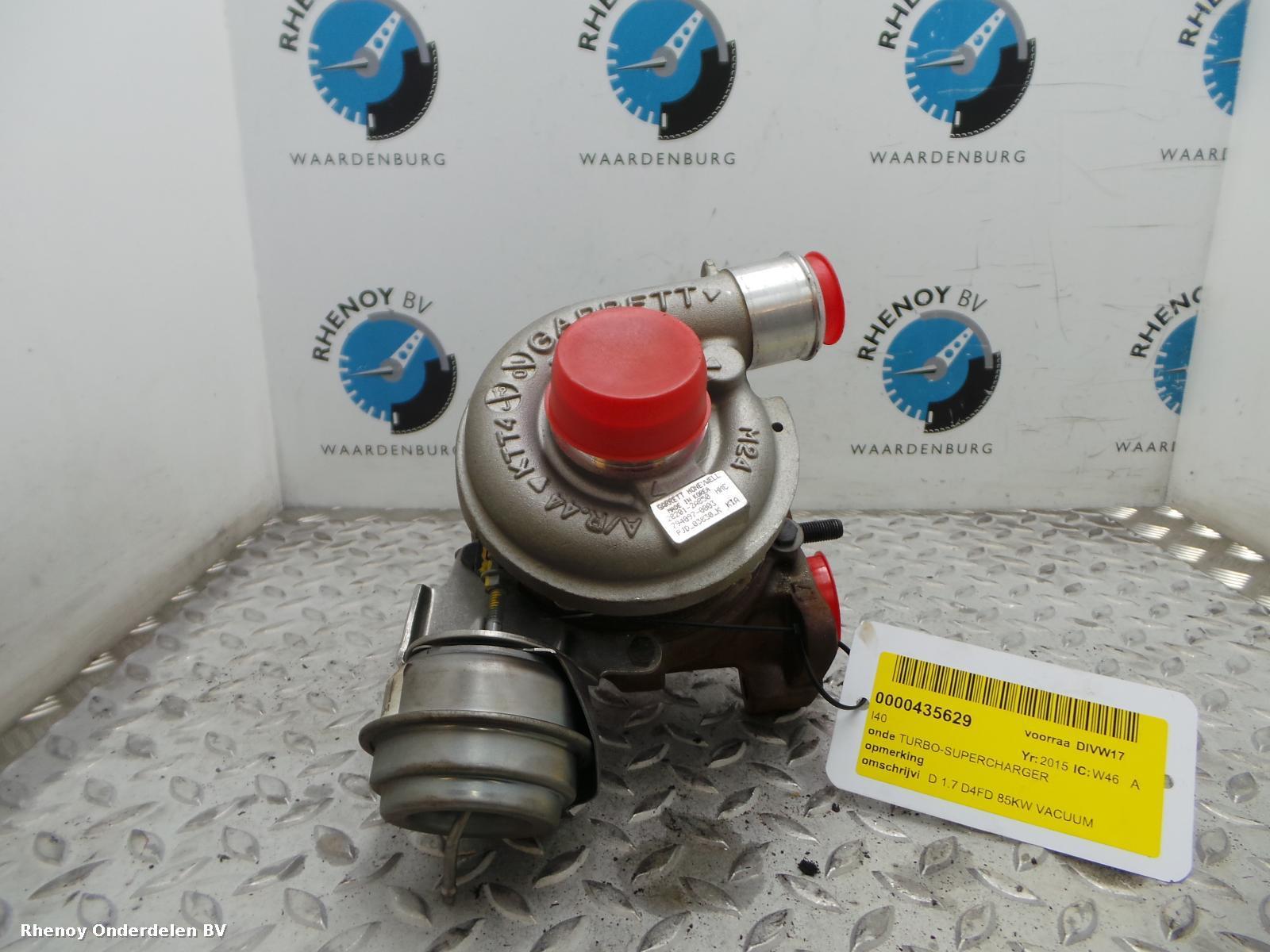 Bekijk Auto-onderdeel TURBO HYUNDAI I40 2015