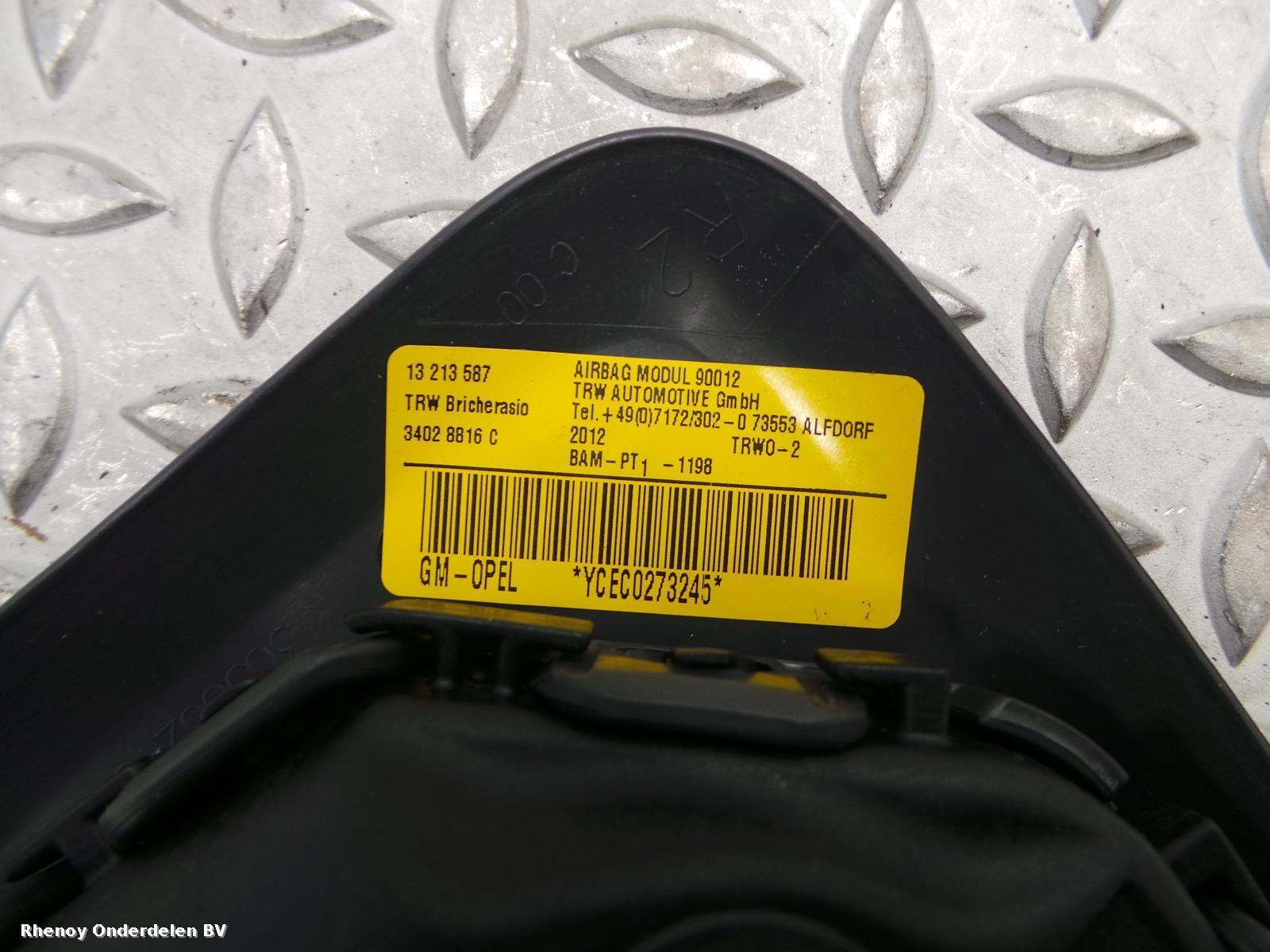 View Auto part AIRBAG RECHTS OPEL / VAUXHALL CORSA 2012