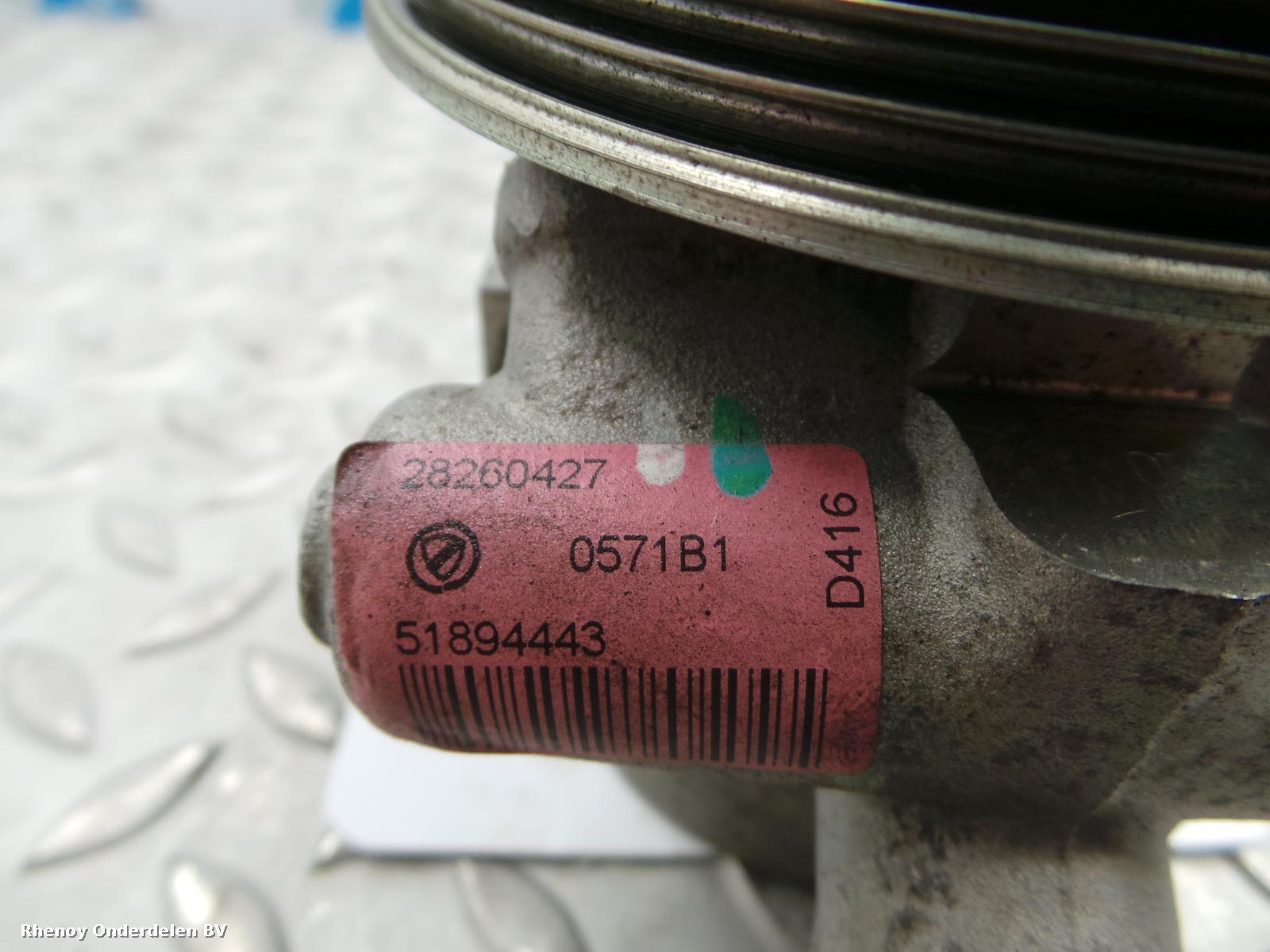 2011 FIAT DOBLO STUURPOMP View Auto part STUURPOMP FIAT DOBLO 2011