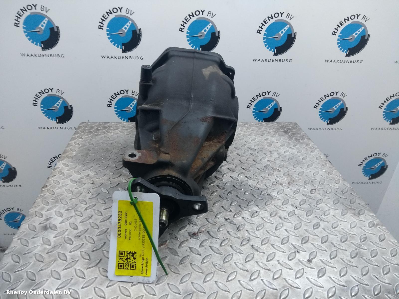 View Auto part DIFFERENTIEEL / CARDAN MERCEDES C CLASS 2003