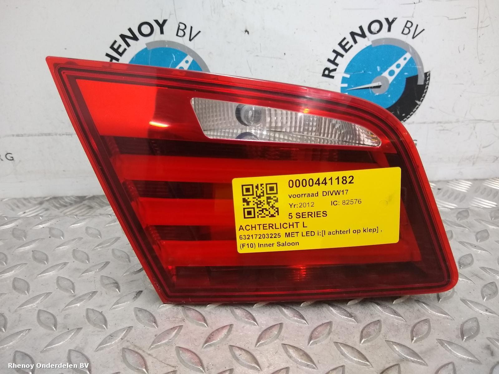 Bekijk Auto-onderdeel ACHTERLICHT L BMW 5 SERIES 2012