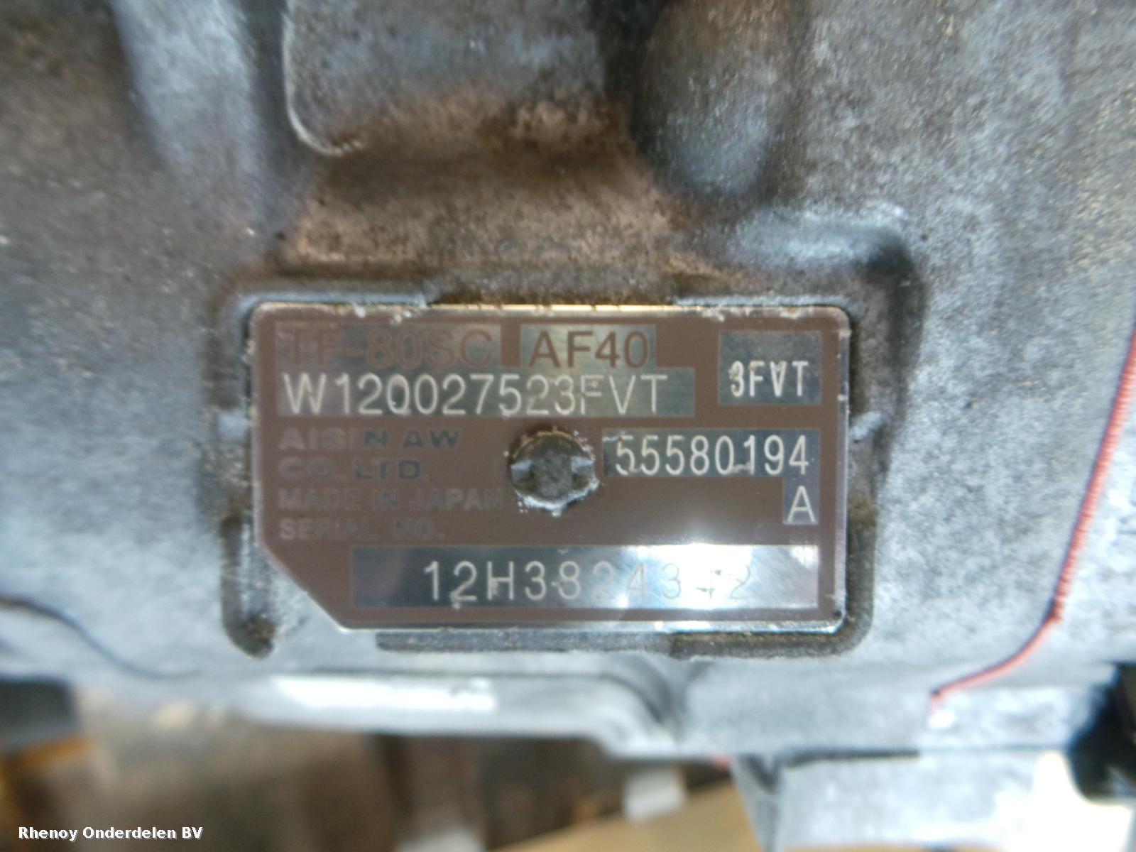 View Auto part TRANSMISSIE / VERSNELLINGSBAK OPEL / VAUXHALL INSIGNIA 2014
