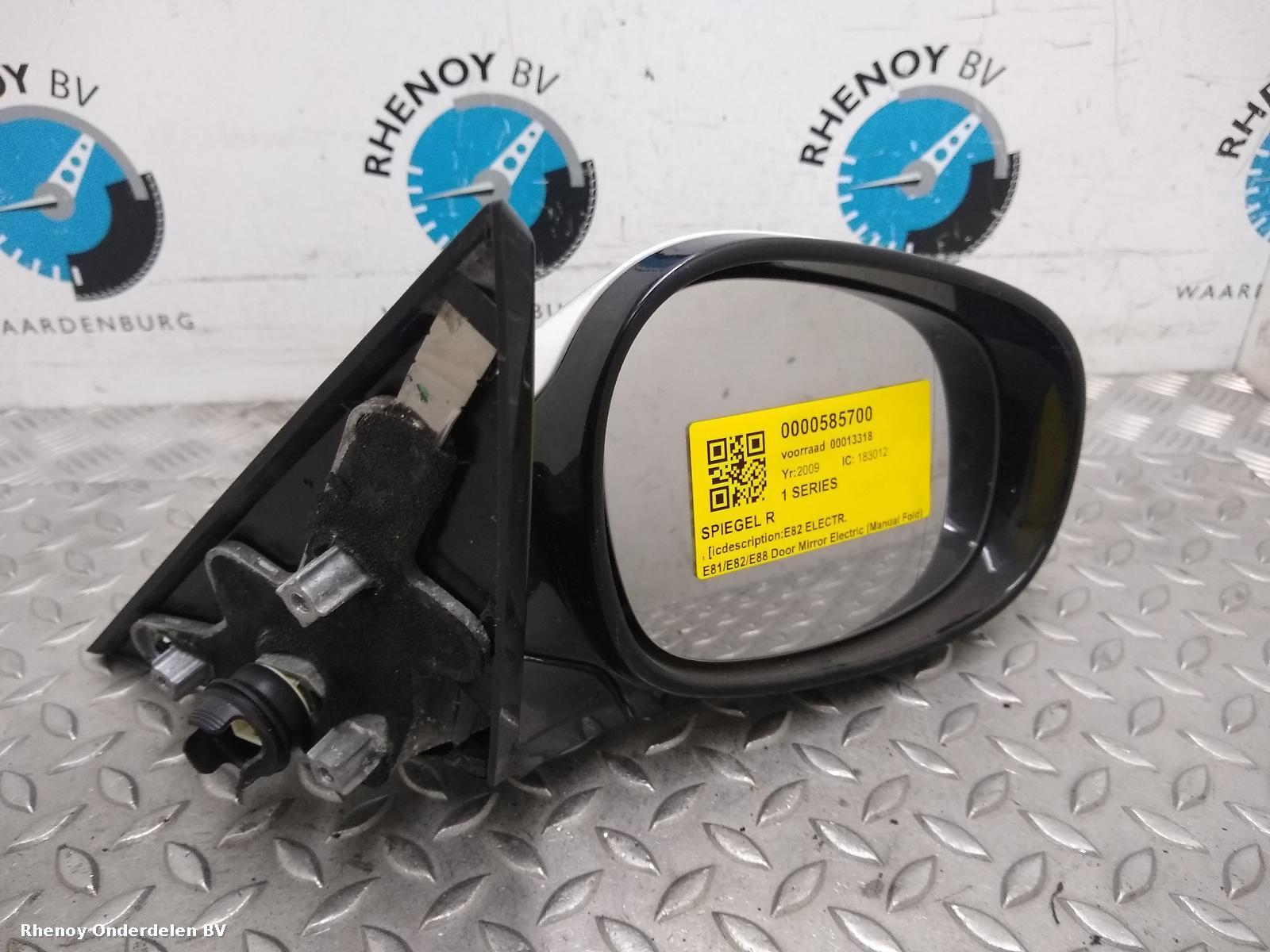 View Auto part R Door Mirror BMW 1 SERIES 2009