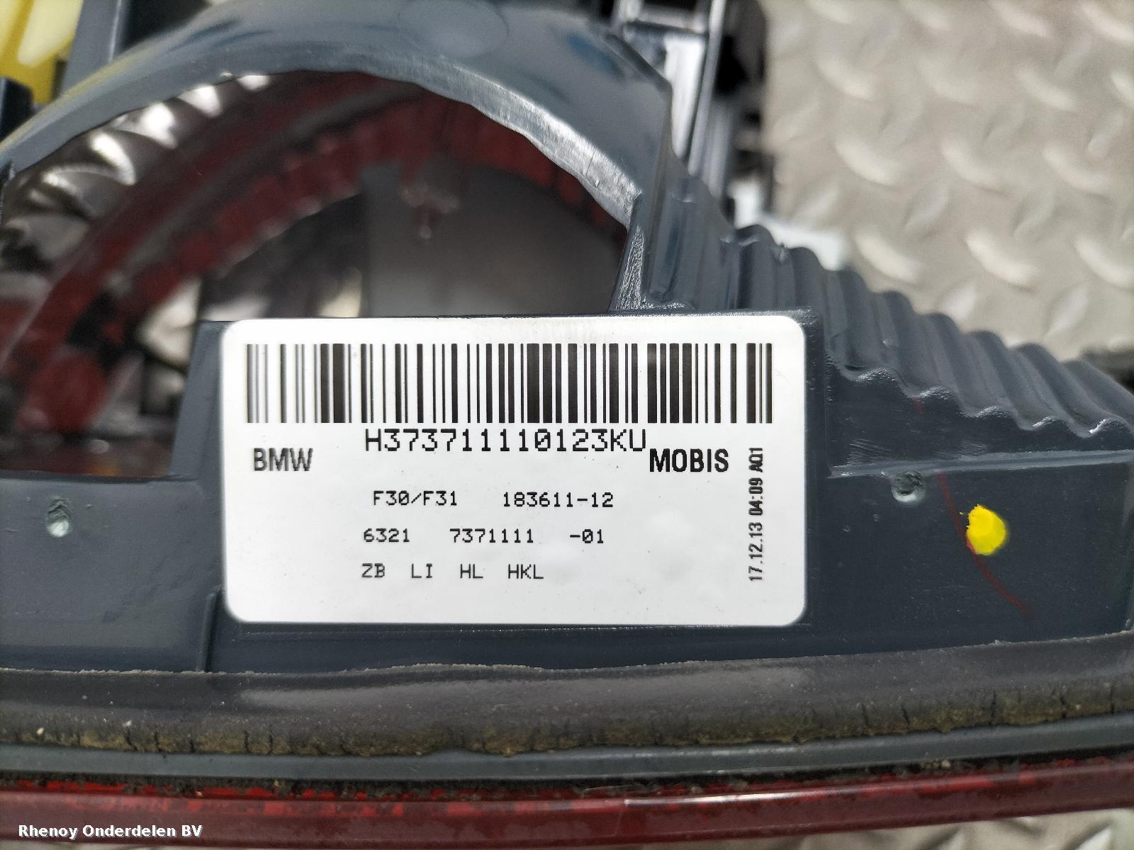 View Auto part ACHTERLICHT L BMW 3 SERIES 2014