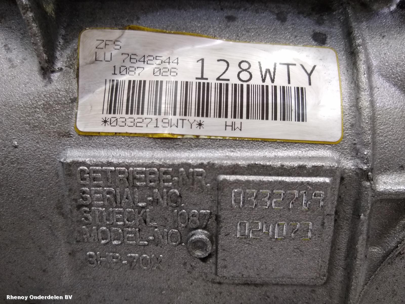 View Auto part TRANSMISSIE / VERSNELLINGSBAK BMW 3 SERIES 2014