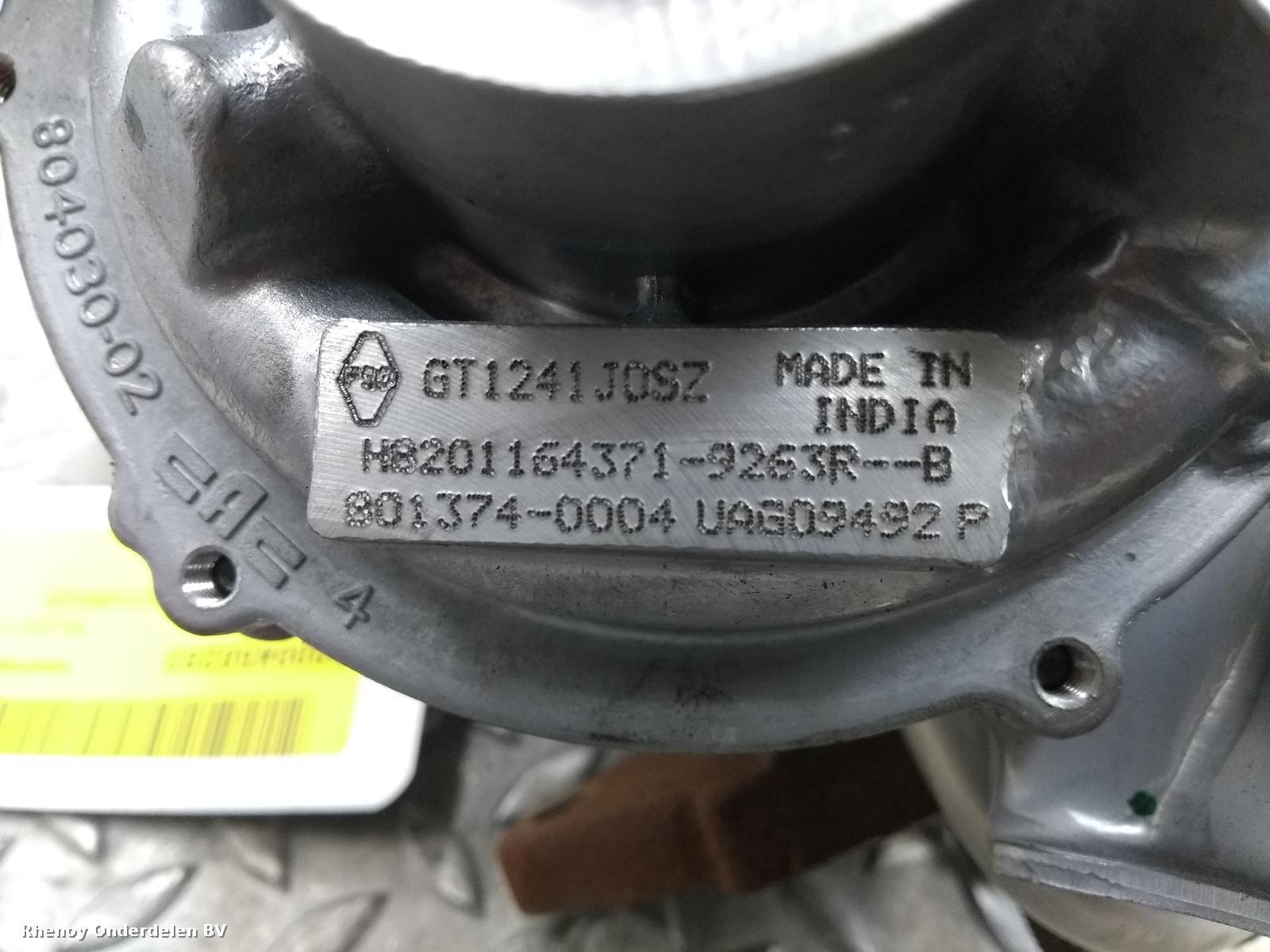 View Auto part TURBO RENAULT CAPTUR 2017