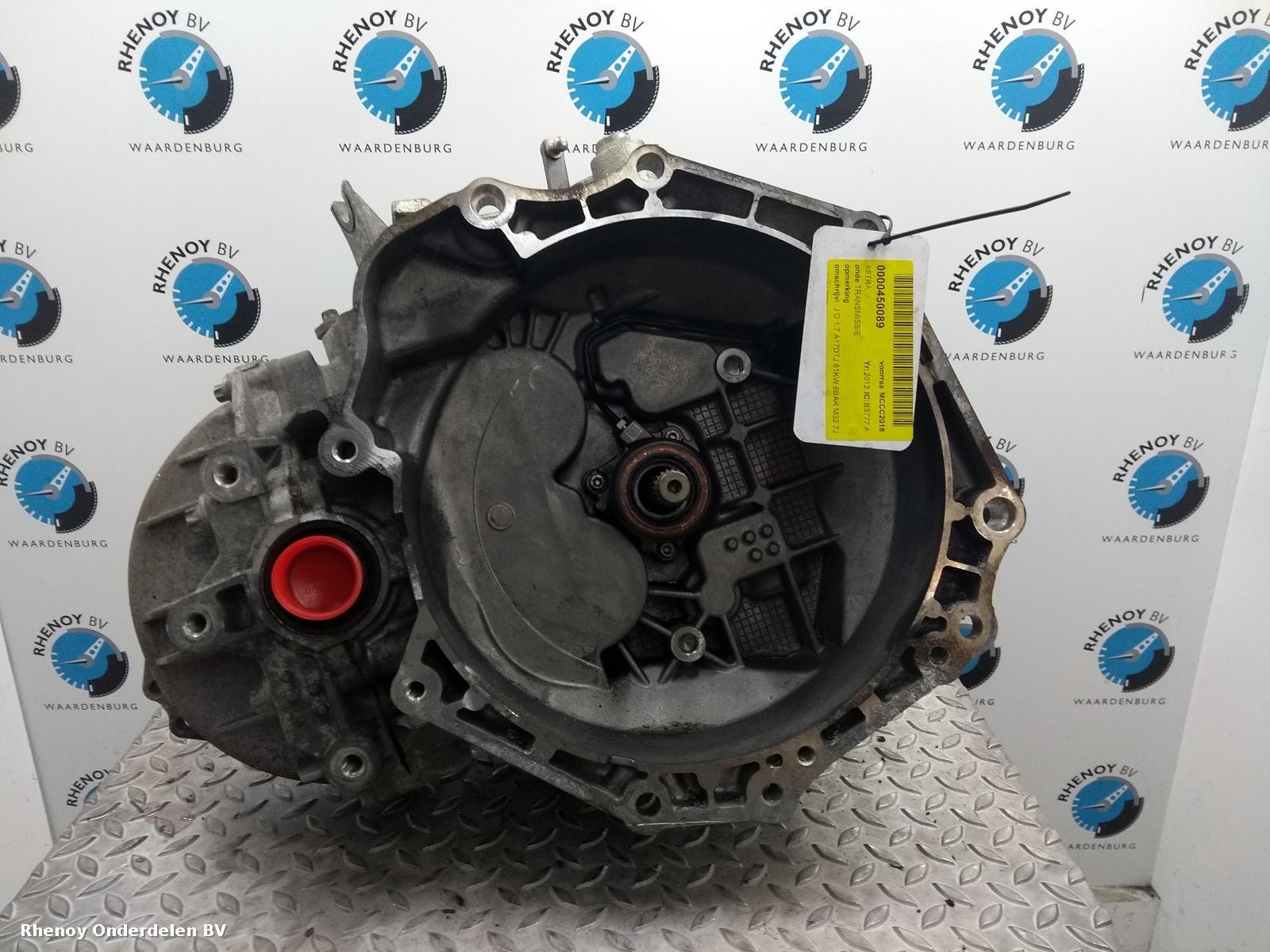 Bekijk Auto-onderdeel TRANSMISSIE / VERSNELLINGSBAK OPEL / VAUXHALL ASTRA 2012