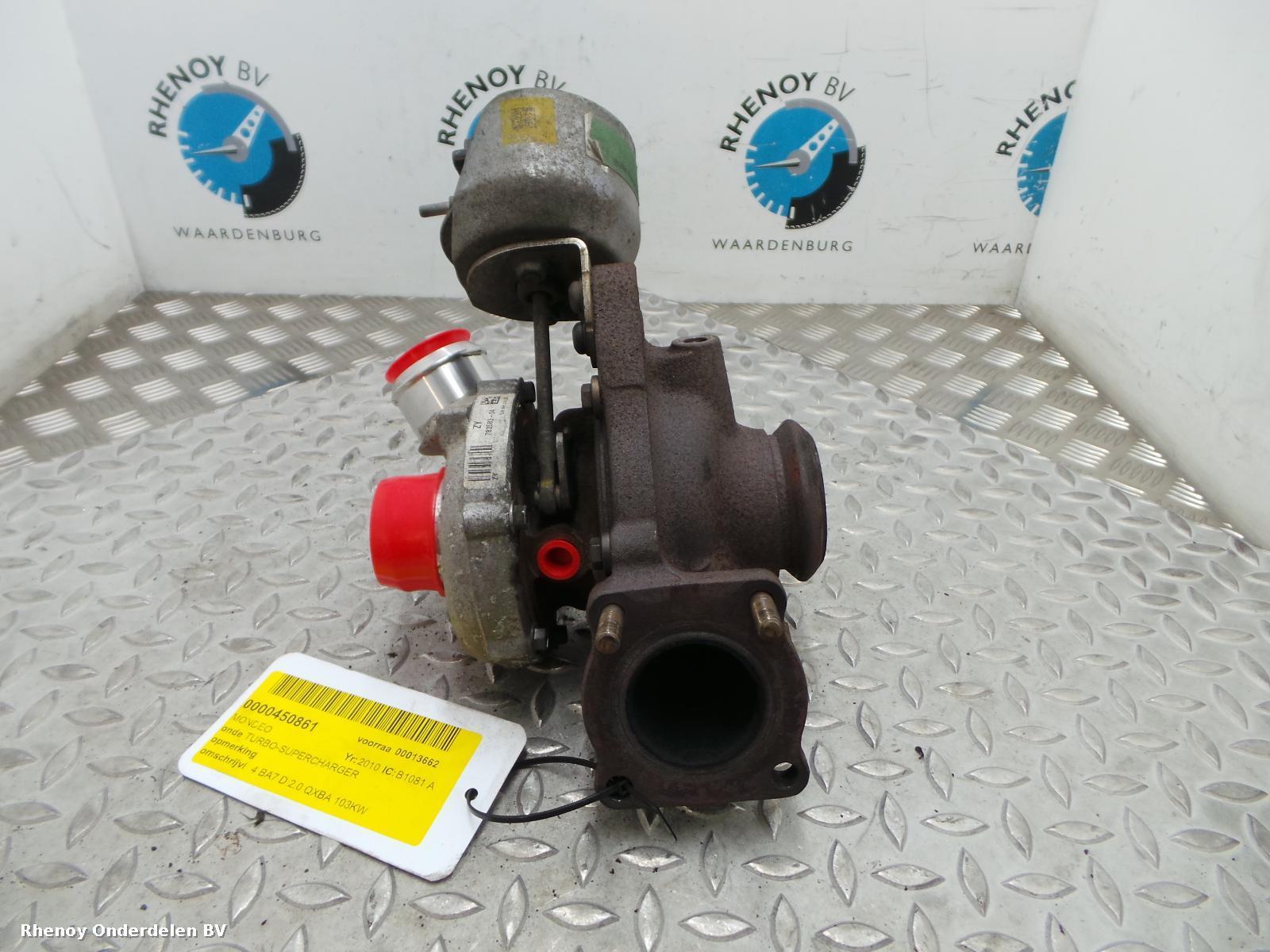 2010 FORD MONDEO TURBO View Auto part TURBO FORD MONDEO 2010