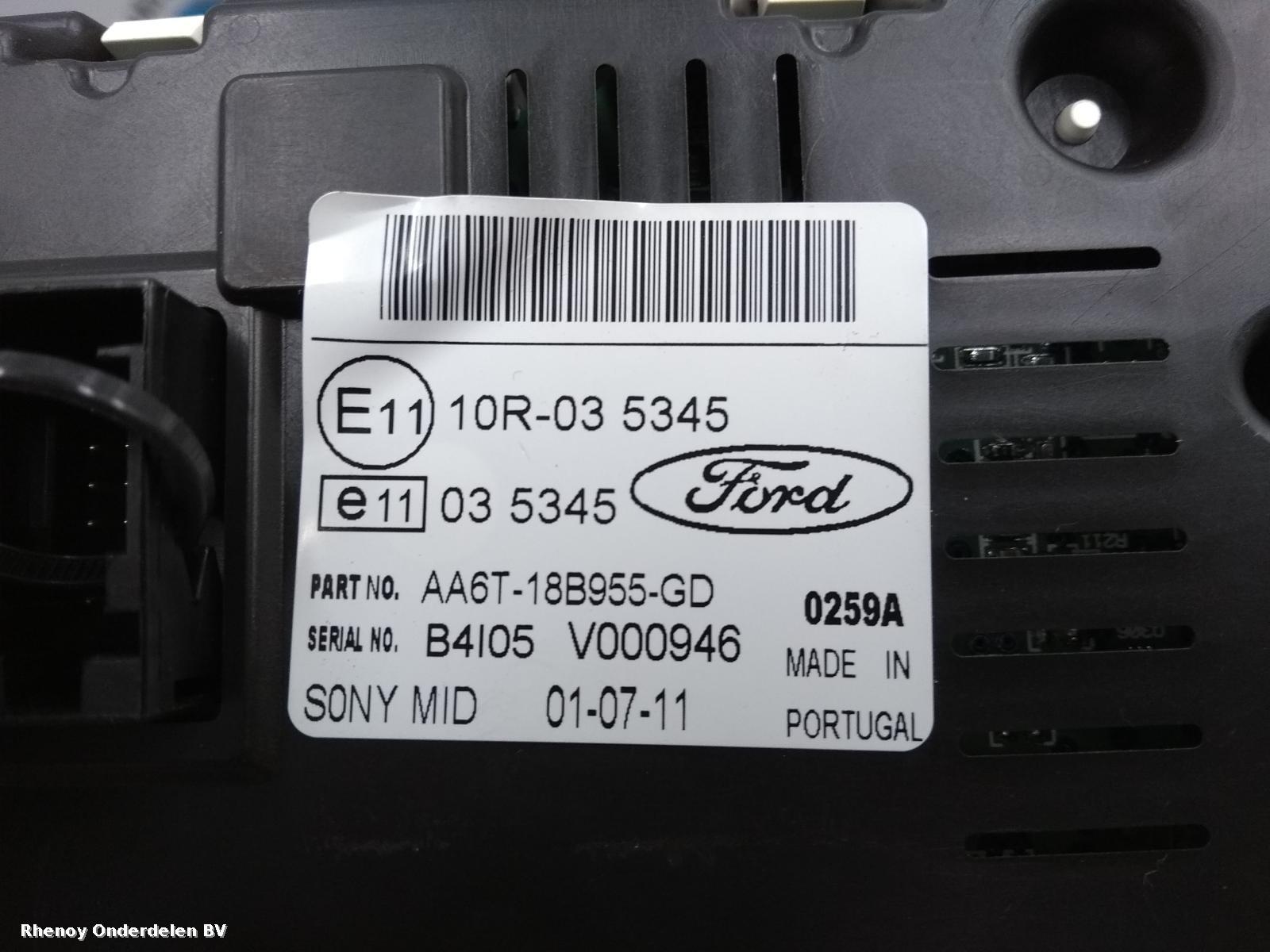 View Auto part INFORMATIE DISPLAY FORD FIESTA 2011