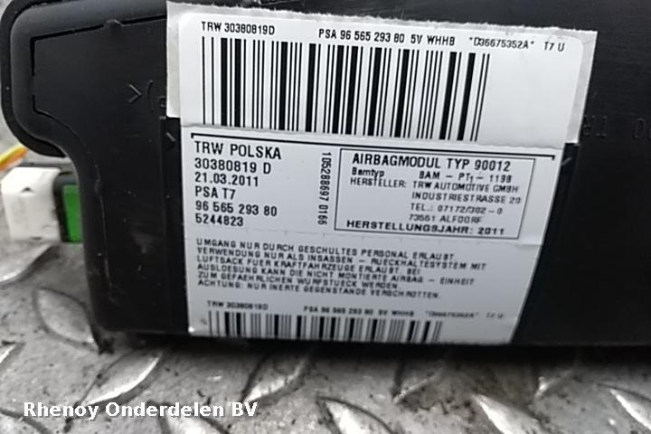 View Auto part AIRBAG RECHTS PEUGEOT 308 2011
