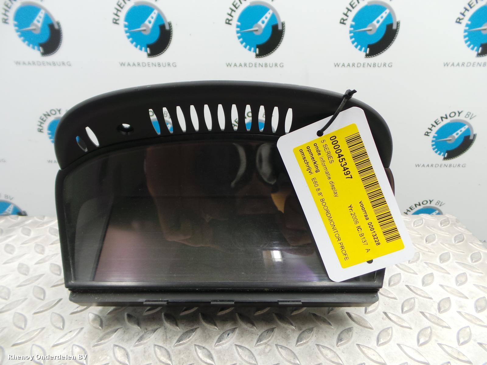 View Auto part Radio Display BMW 5 SERIES 2006