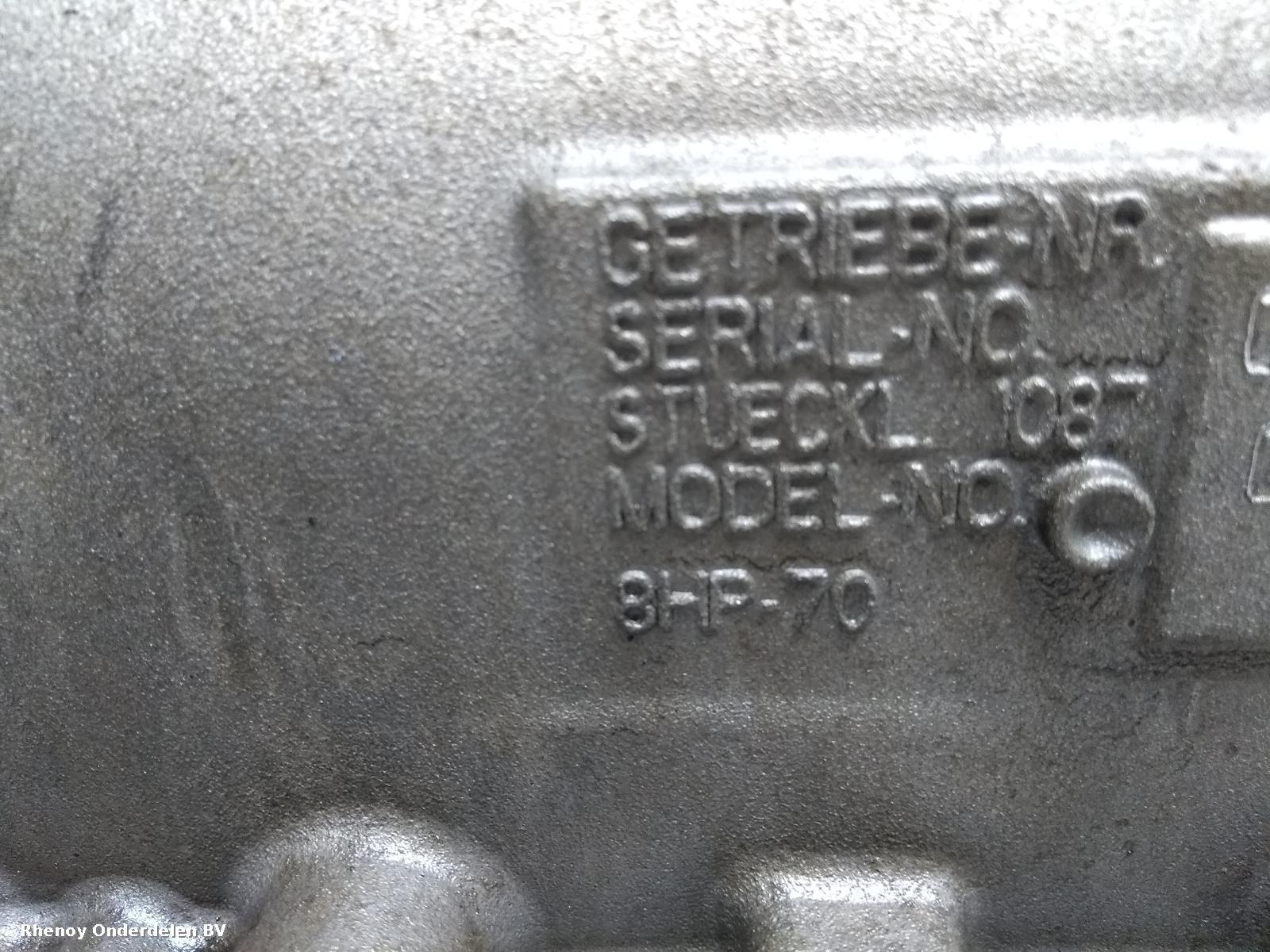 View Auto part TRANSMISSIE / VERSNELLINGSBAK BMW 7 SERIES 2011