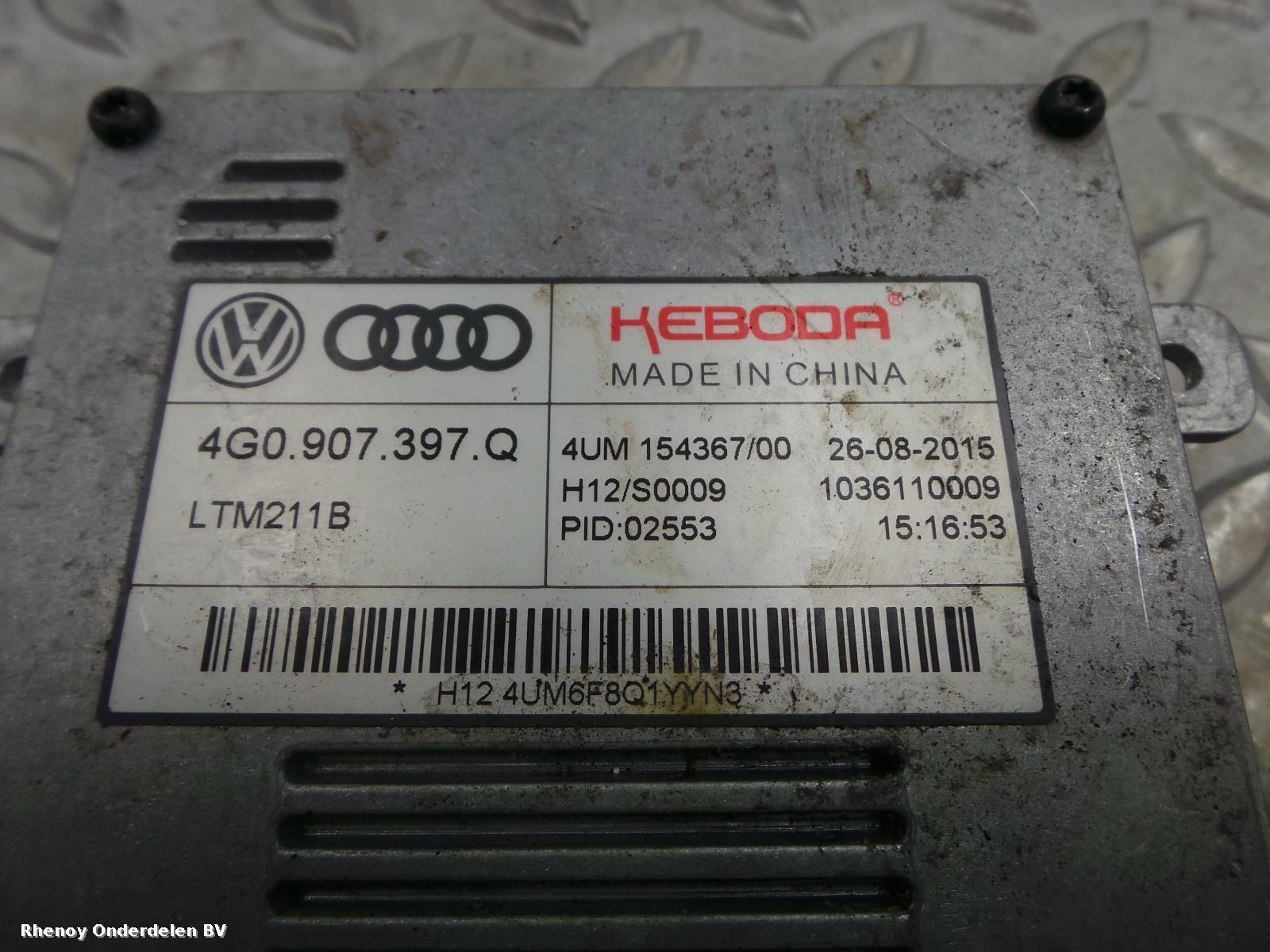 View Auto part Headlamp Ballast AUDI A3 2016