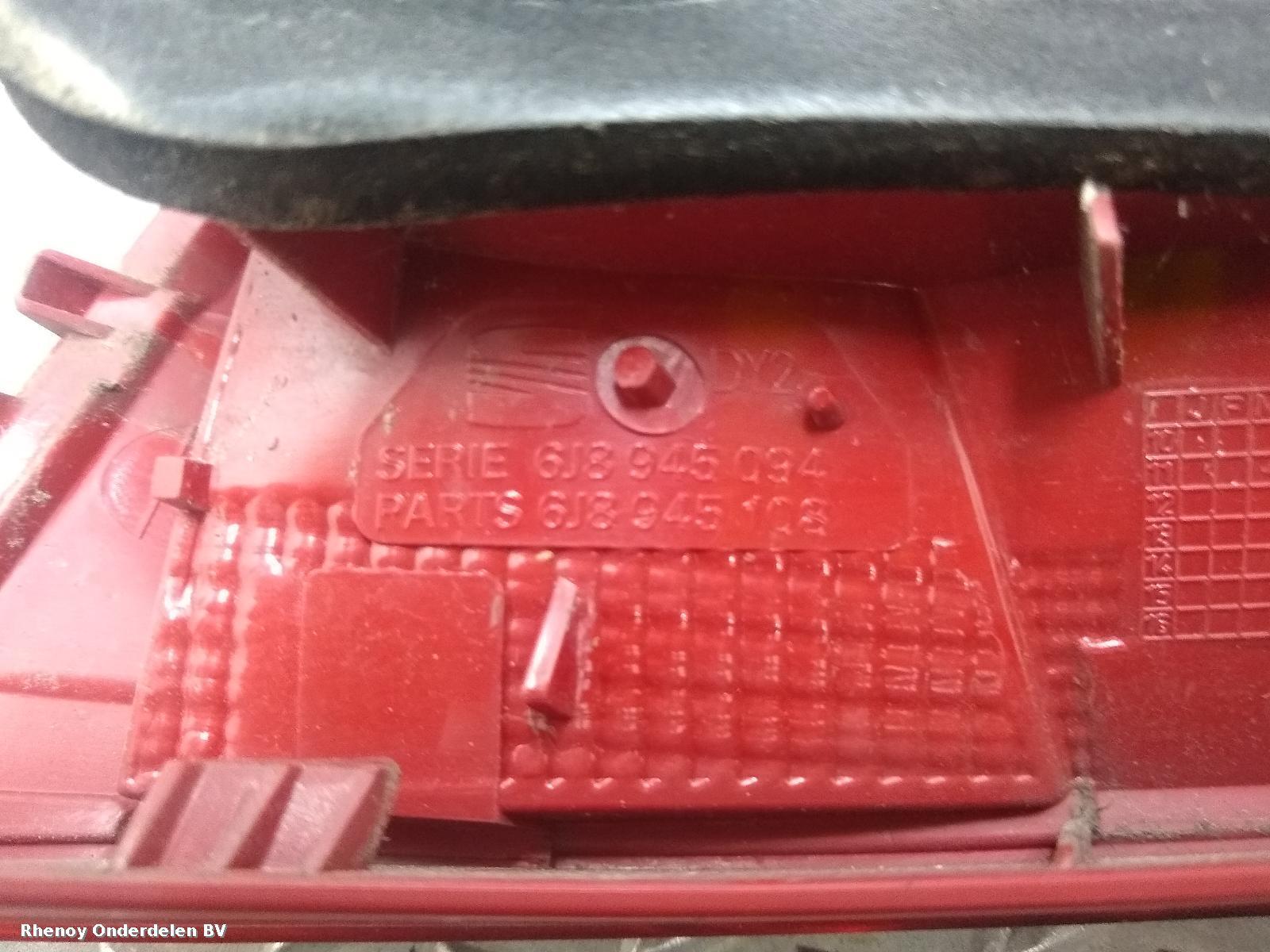 2012 SEAT IBIZA ACHTERLICHT R View Auto part ACHTERLICHT R SEAT IBIZA 2012