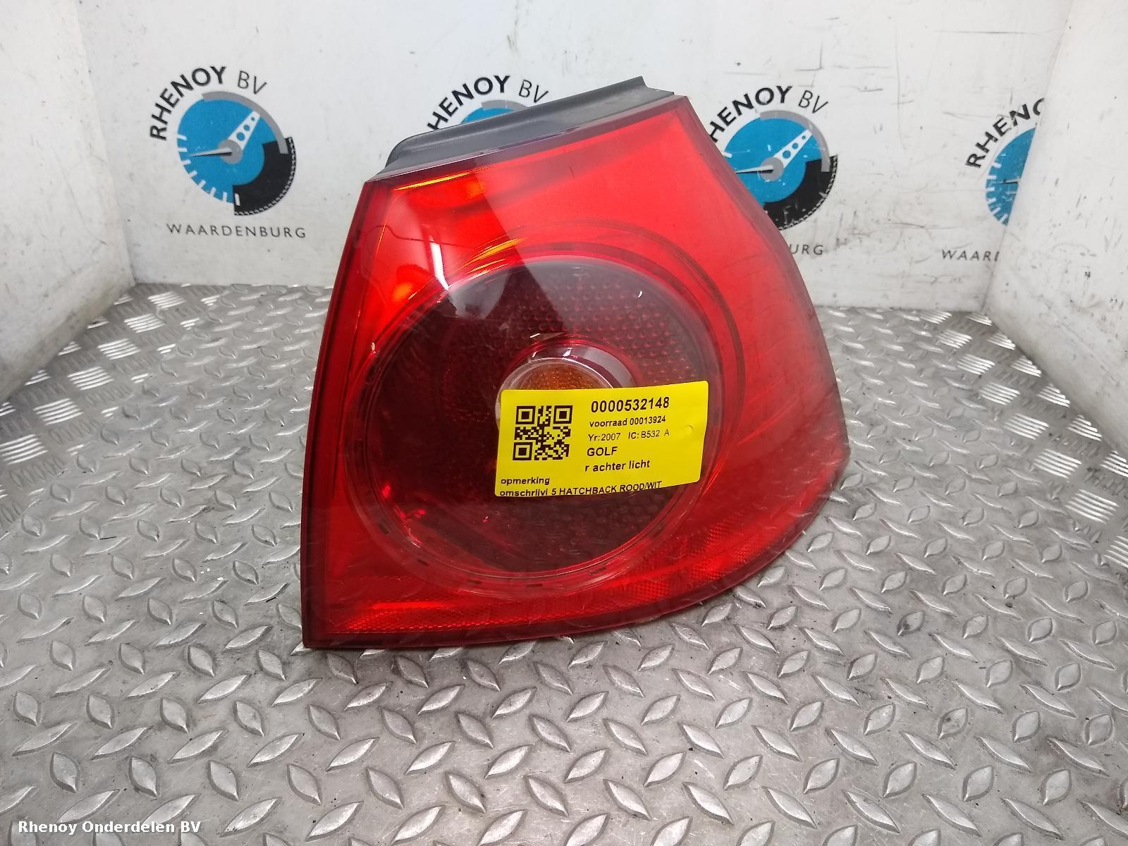 Bekijk Auto-onderdeel ACHTERLICHT R VOLKSWAGEN GOLF 2007