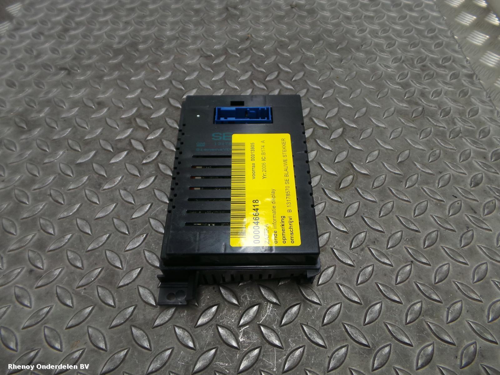 Bekijk Auto-onderdeel INFORMATIE DISPLAY OPEL / VAUXHALL ZAFIRA 2006