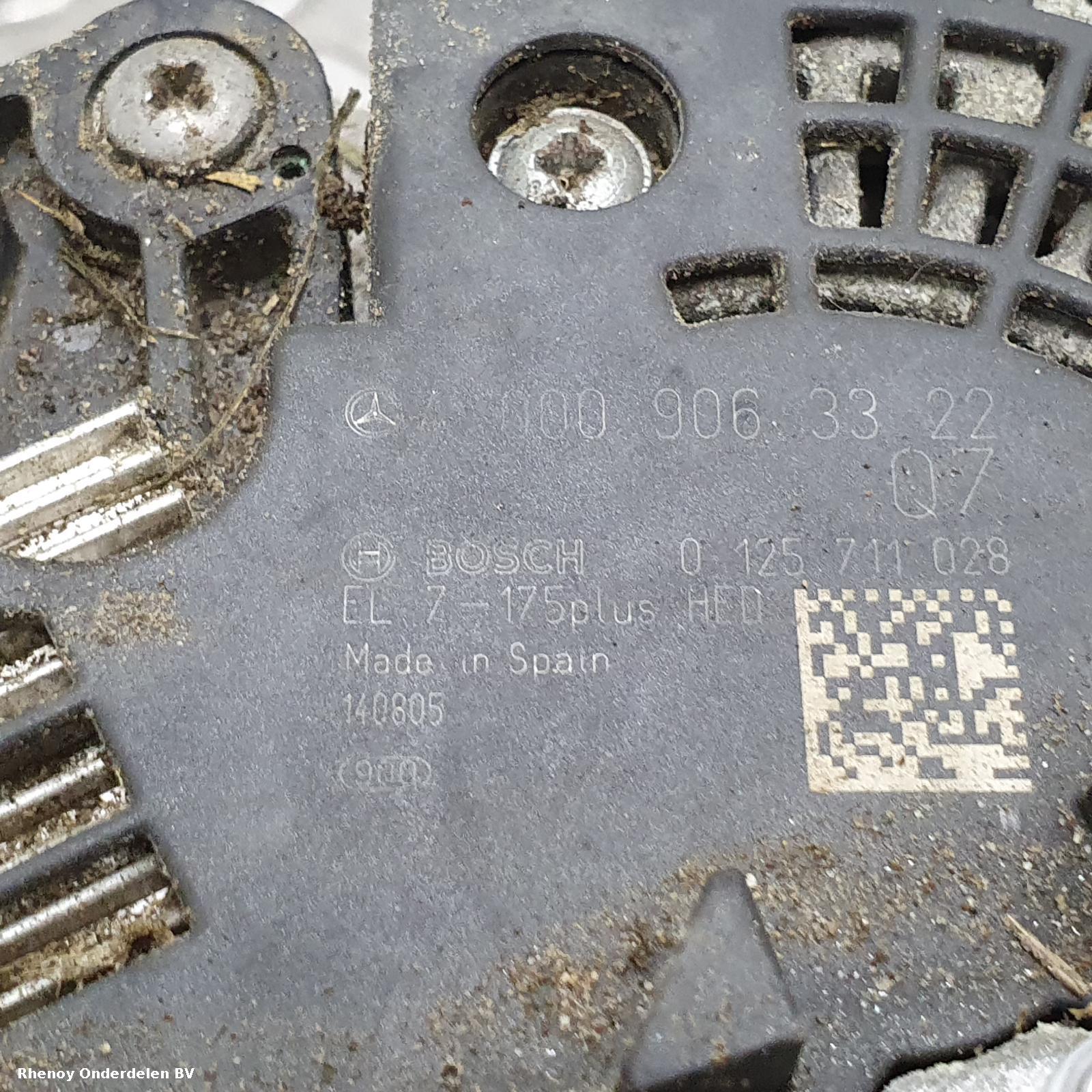 View Auto part Alternator MERCEDES CLA 2014