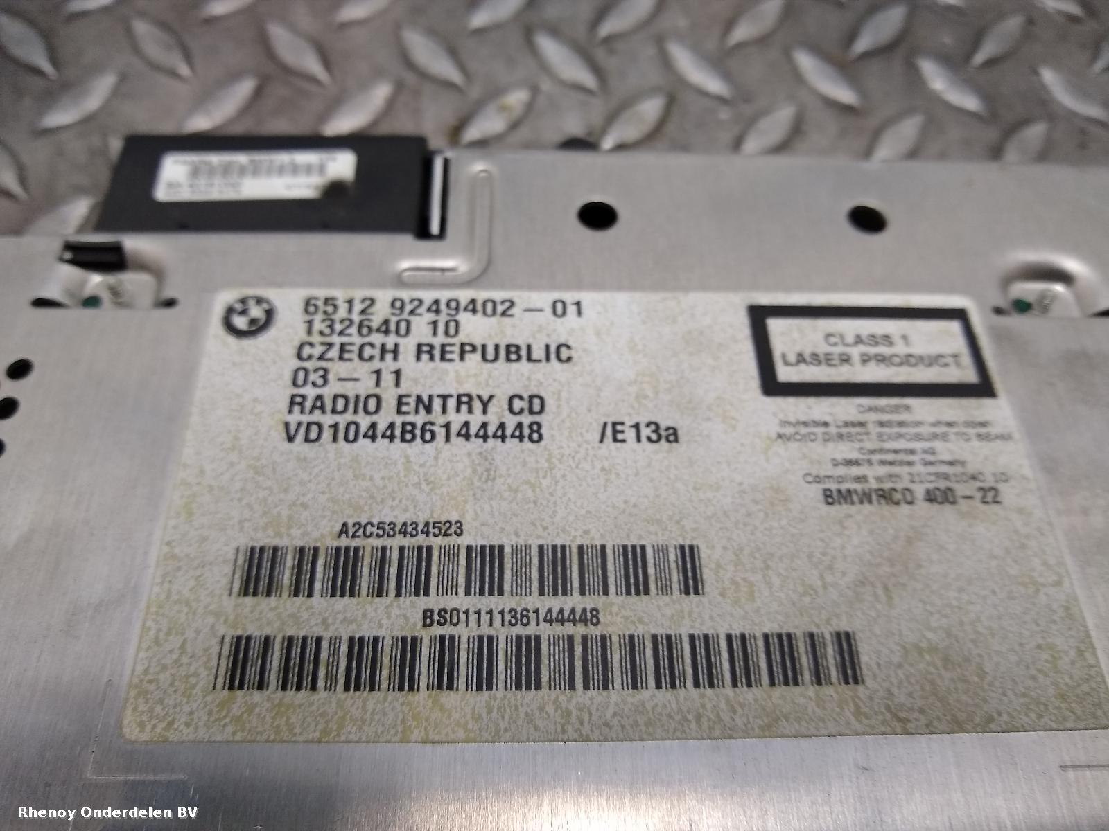 View Auto part RADIO BMW X1 2011