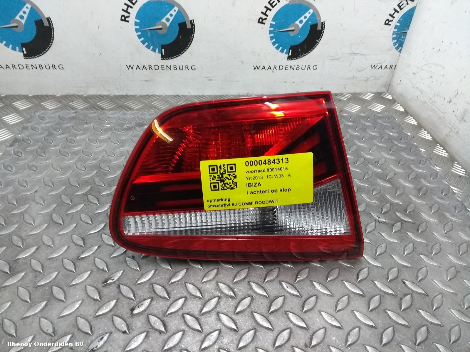 Bekijk Auto-onderdeel ACHTERLICHT L SEAT IBIZA 2013