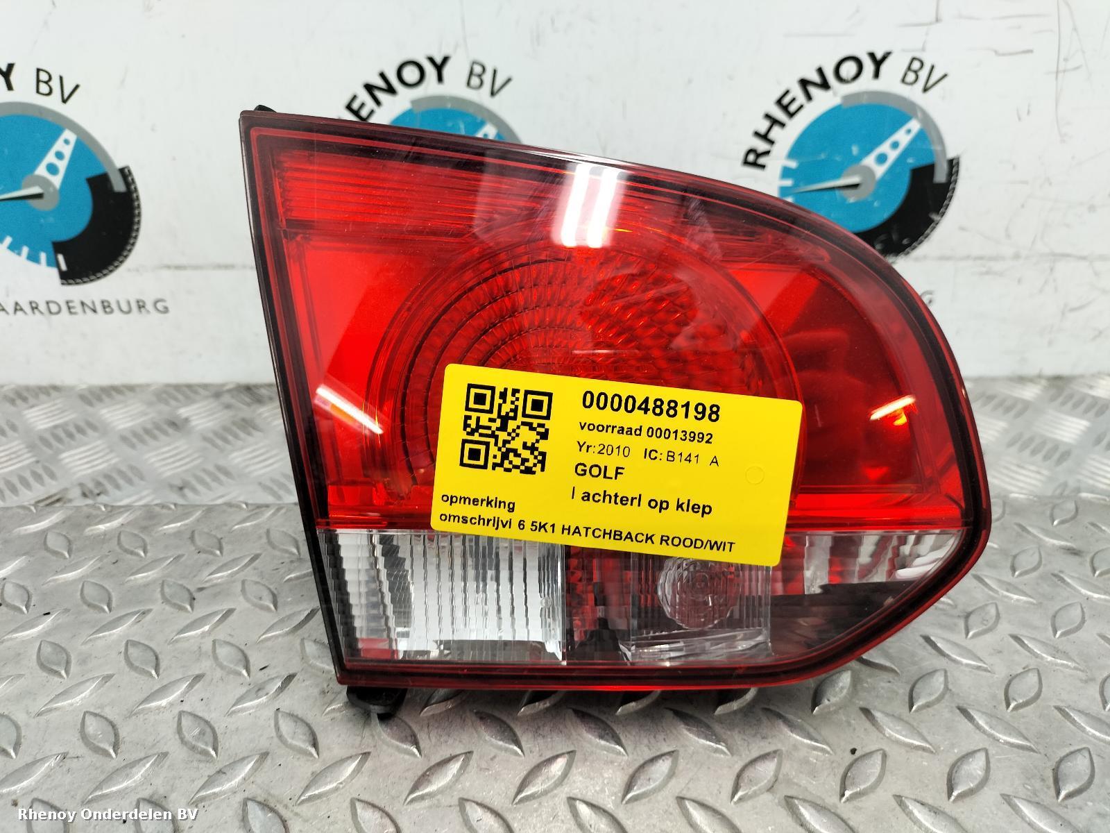 Bekijk Auto-onderdeel ACHTERLICHT L VOLKSWAGEN GOLF 2010