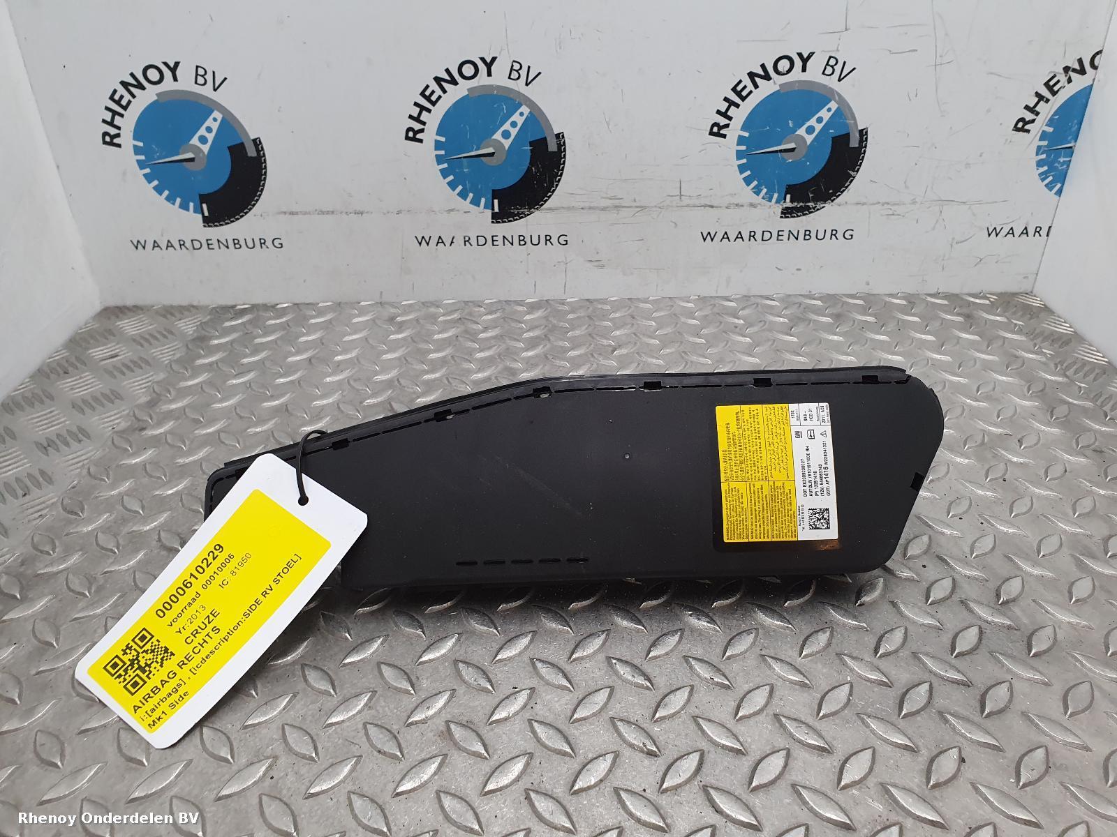 Bekijk Auto-onderdeel AIRBAG RECHTS CHEVROLET CRUZE 2013