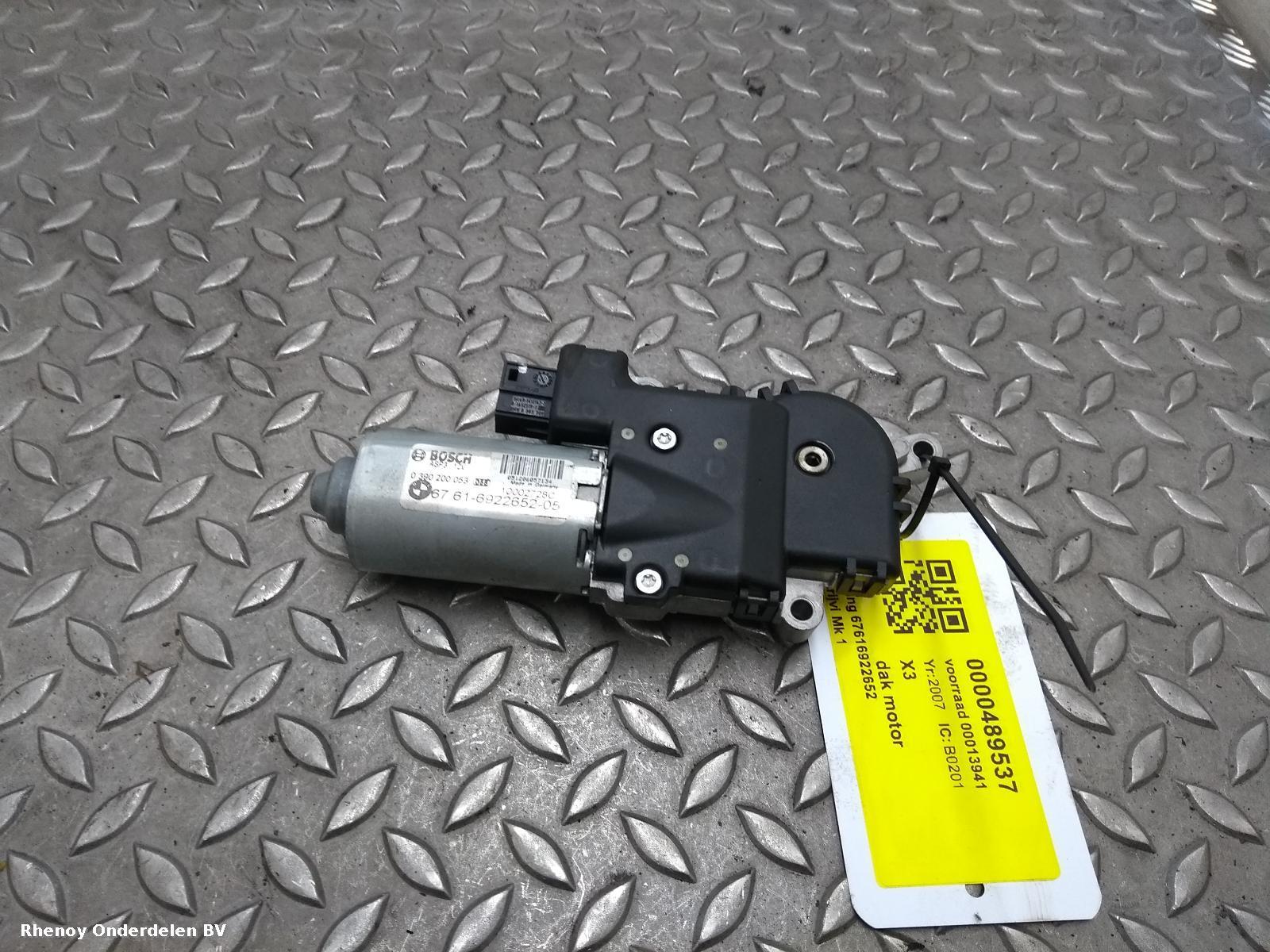 Bekijk Auto-onderdeel CABRIOLET DAK MOTOR BMW X3 2007