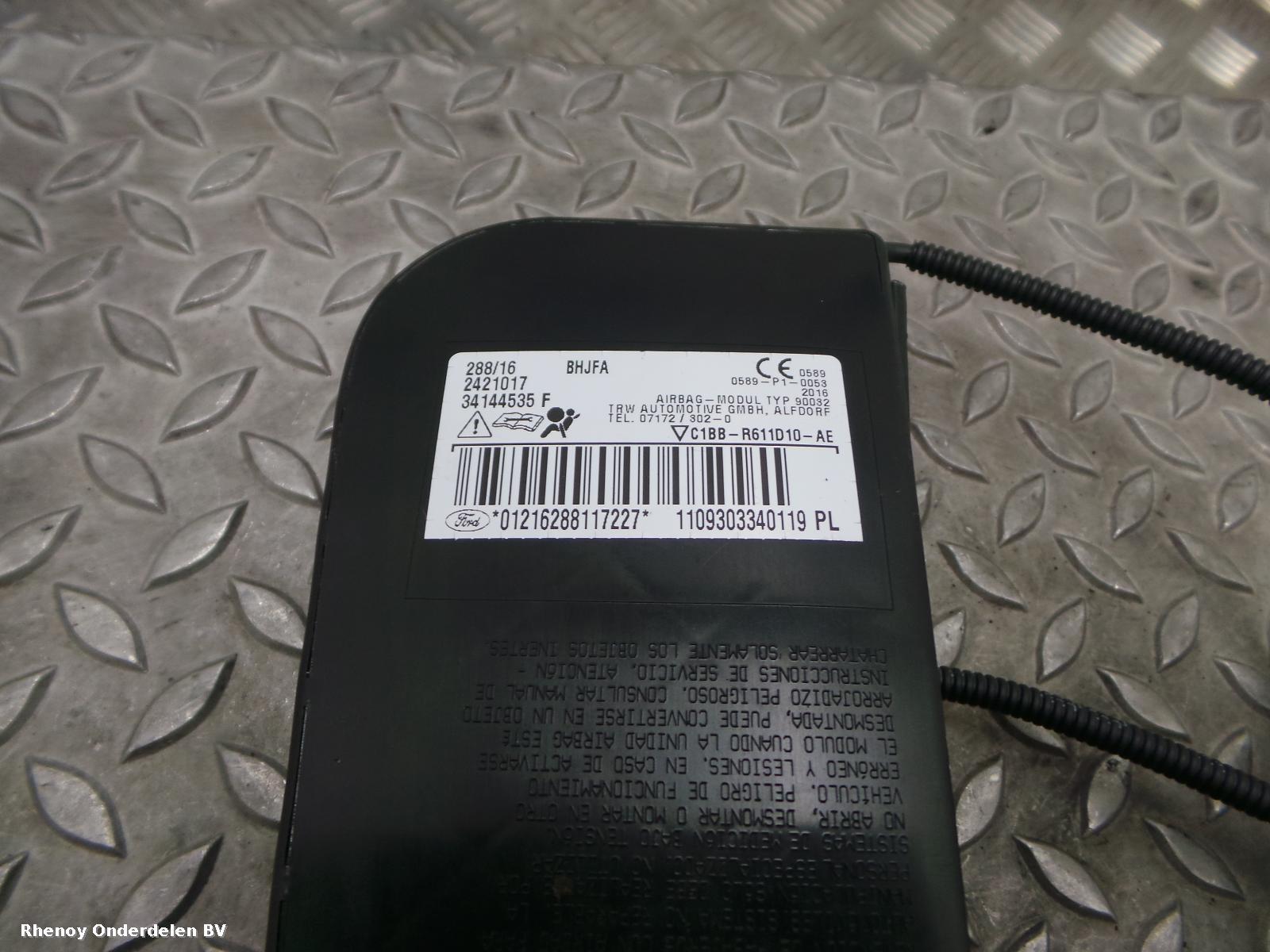 2017 FORD FIESTA R Air Bag View Auto part R Air Bag FORD FIESTA 2017