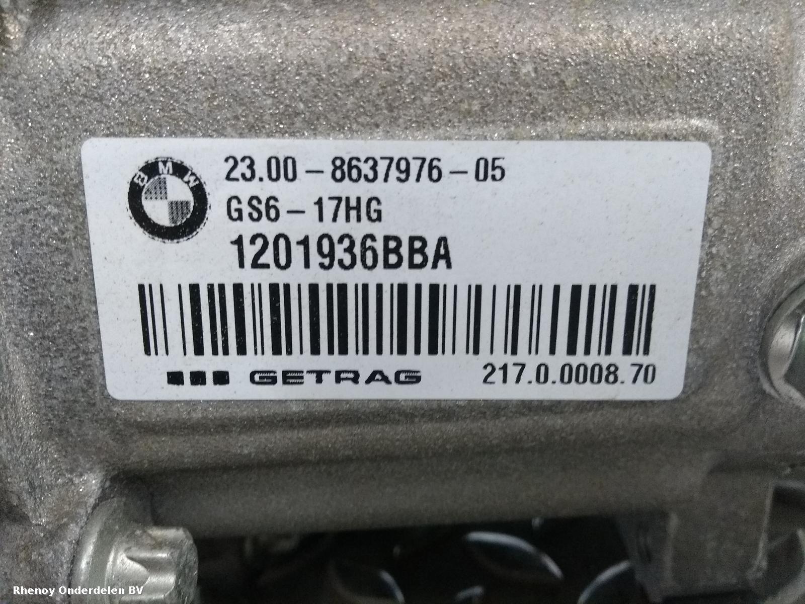 View Auto part TRANSMISSIE / VERSNELLINGSBAK BMW 2 SERIES 2018
