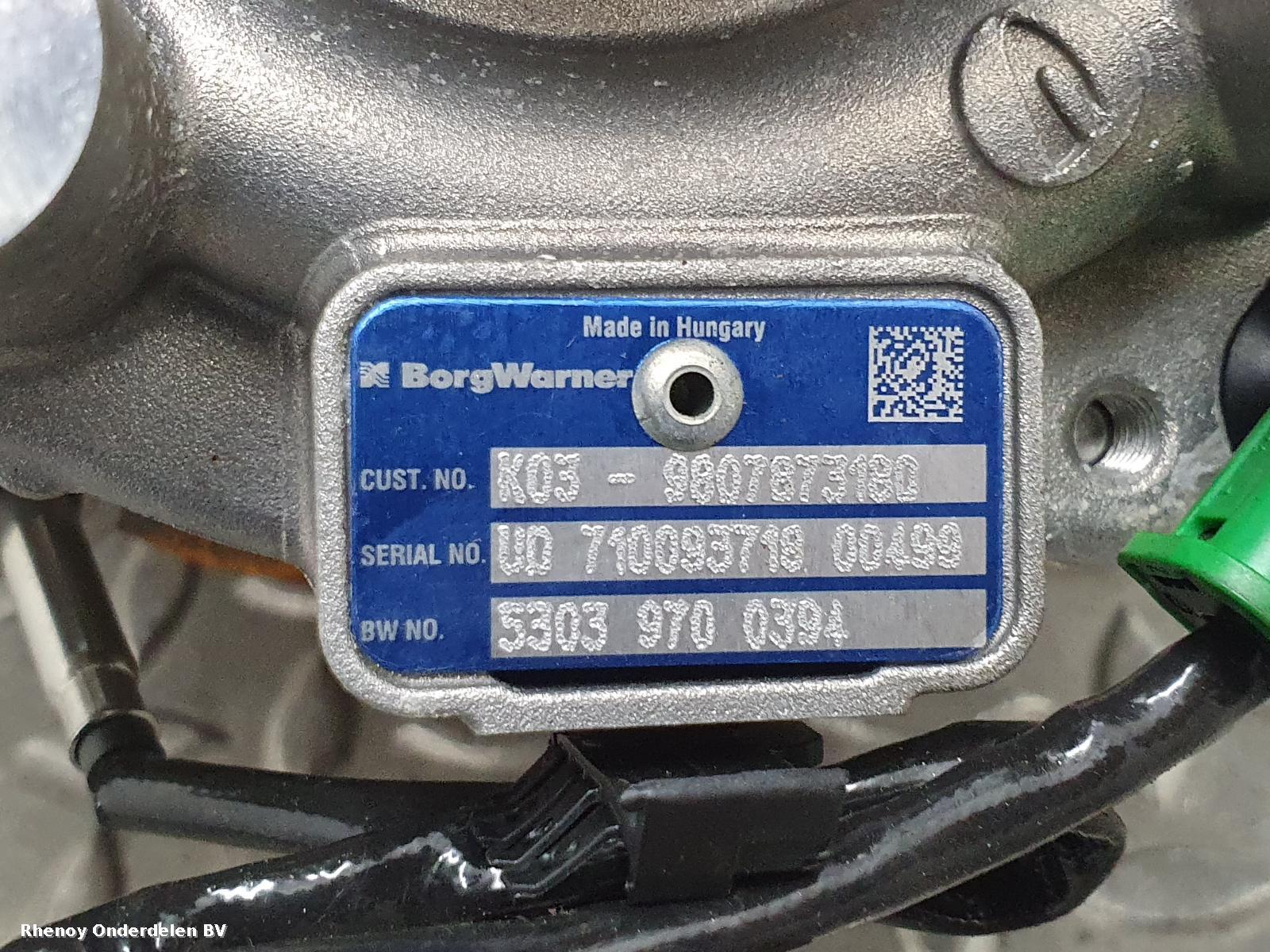2015 CITROEN C4 TURBO View Auto part TURBO CITROEN C4 2015