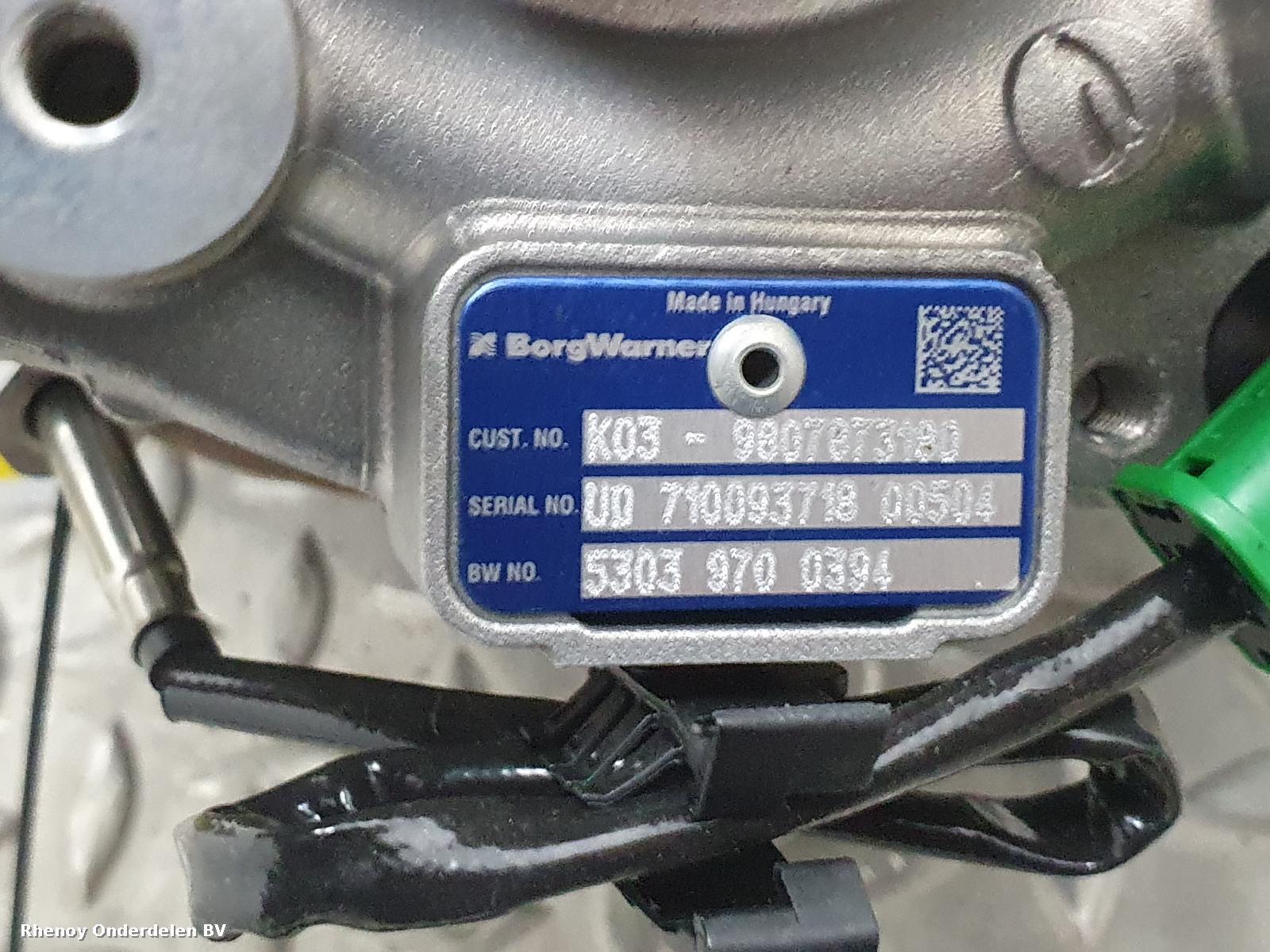 View Auto part TURBO CITROEN C4 2015