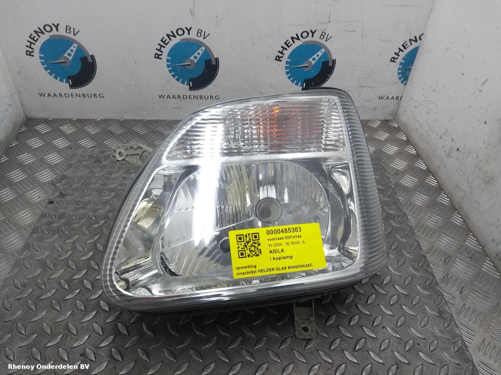 View Auto part L Headlamp VAUXHALL / OPEL AGILA 2004