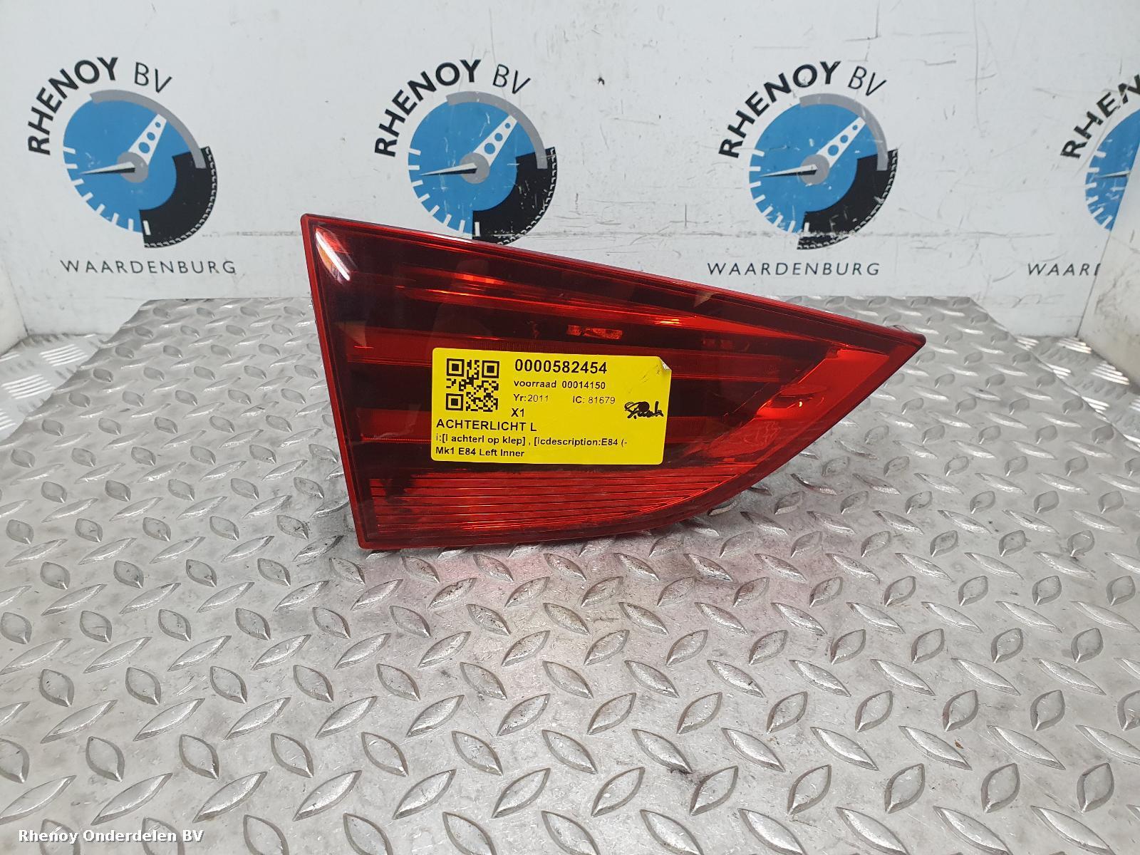 View Auto part L Taillight BMW X1 2011