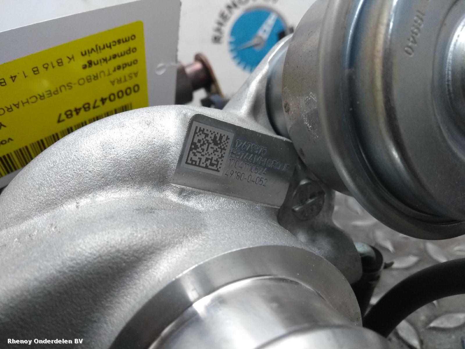 View Auto part TURBO OPEL / VAUXHALL ASTRA 2015