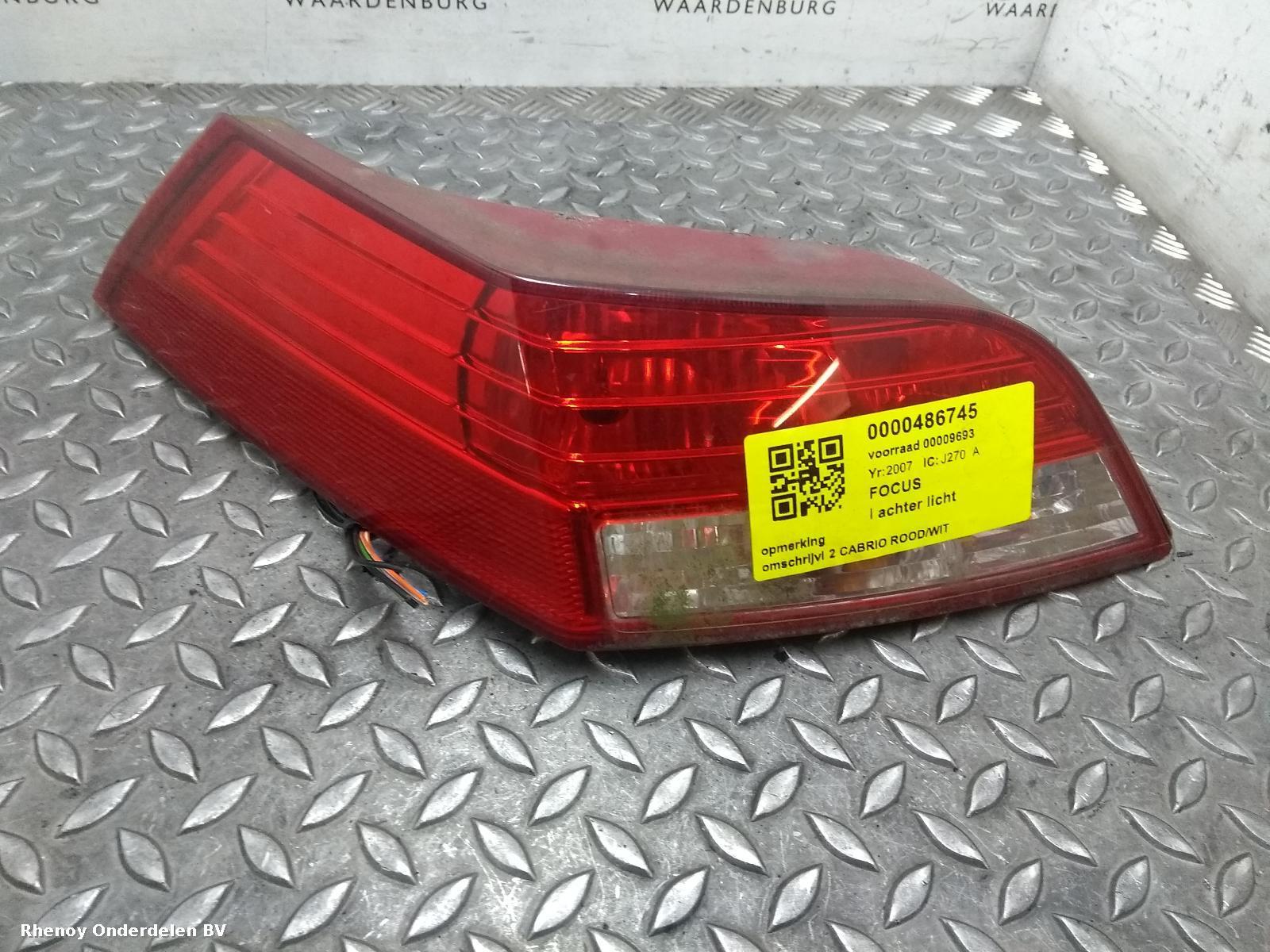 View Auto part L Taillight FORD FOCUS 2007