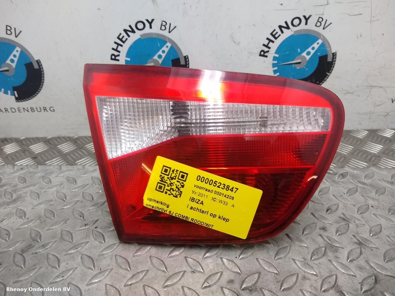 View Auto part L Taillight SEAT IBIZA 2011
