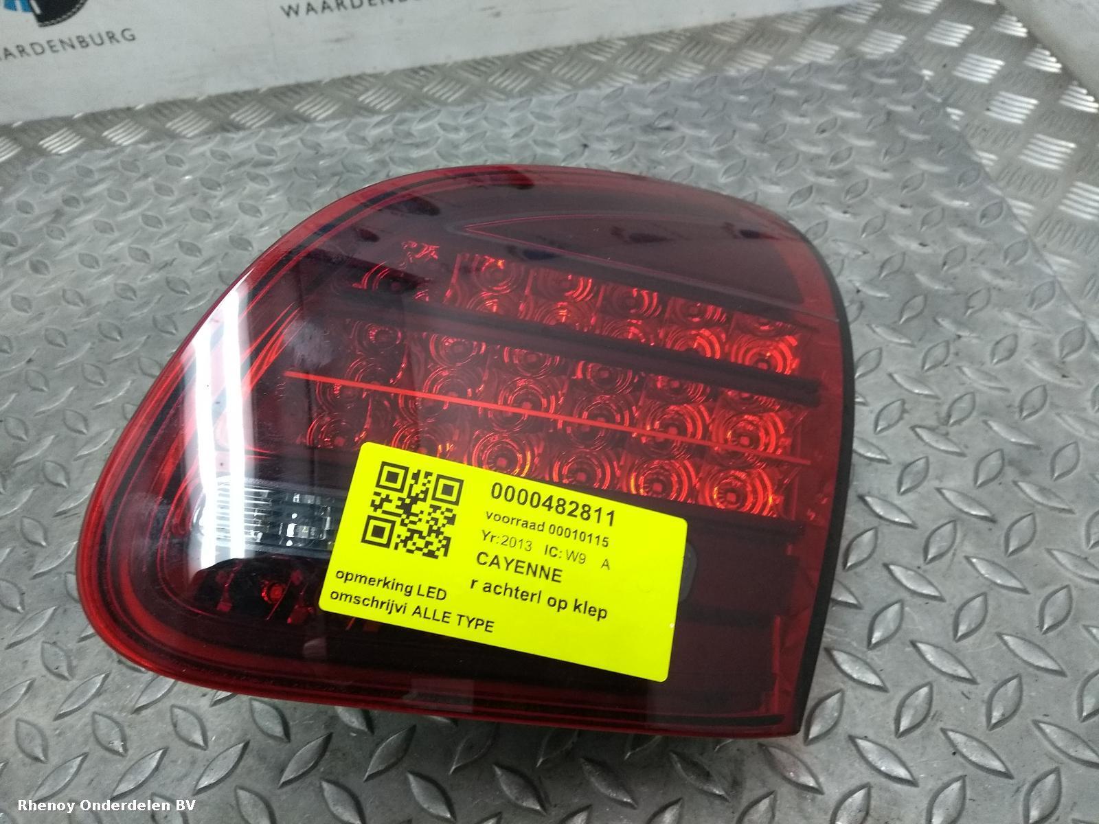 Bekijk Auto-onderdeel ACHTERLICHT R PORSCHE CAYENNE 2013