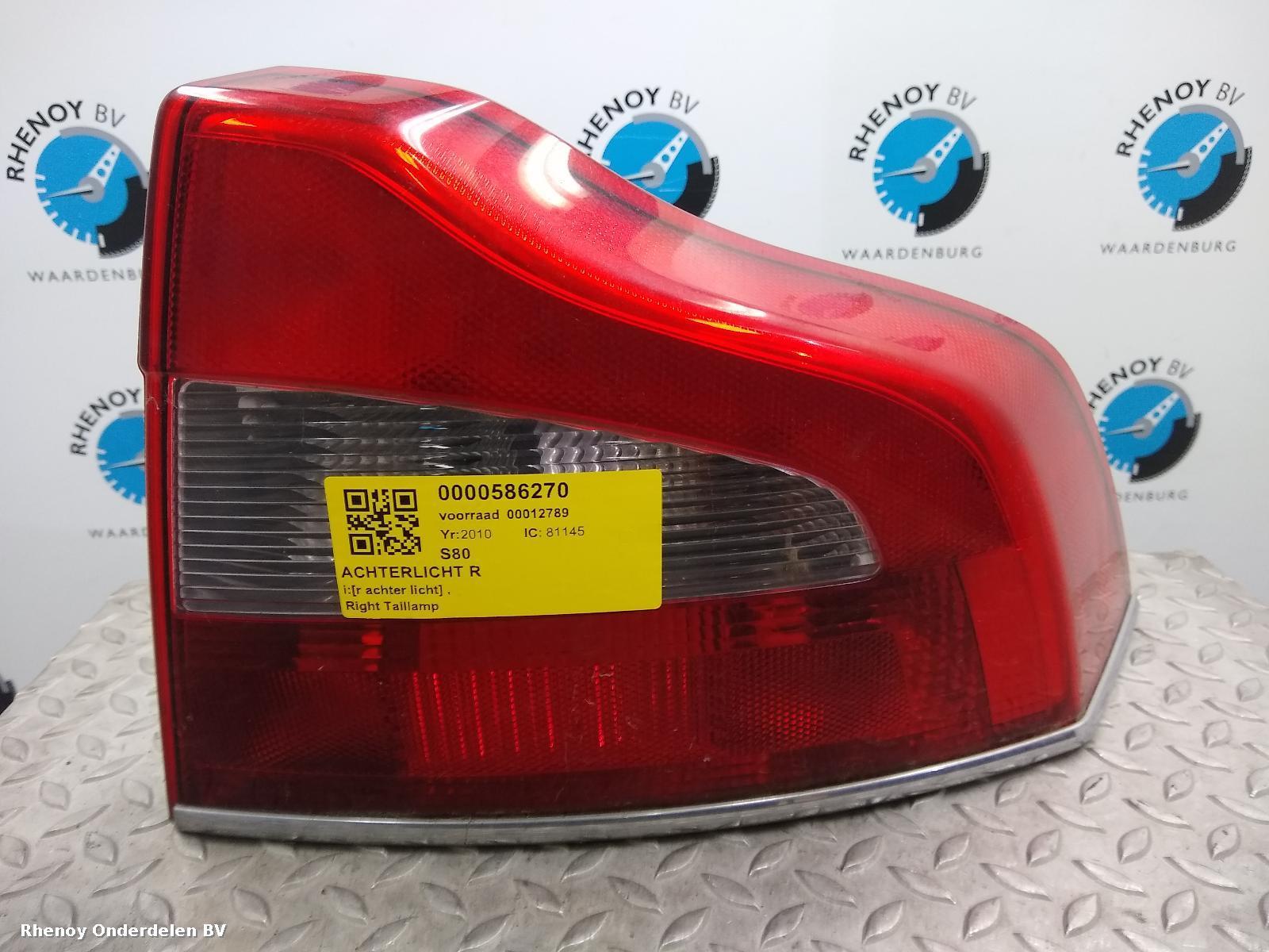 Bekijk Auto-onderdeel ACHTERLICHT R VOLVO S80 2010