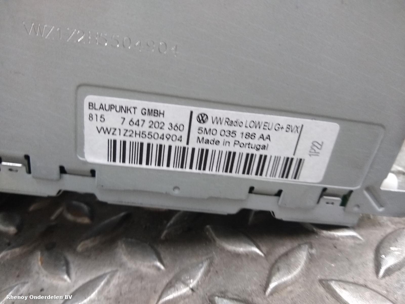 2008 VOLKSWAGEN TIGUAN RADIO View Auto part RADIO VOLKSWAGEN TIGUAN 2008